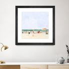 Family Vacation II by Emma Scarvey on GIANT ART - beige coastal & tropical abstract