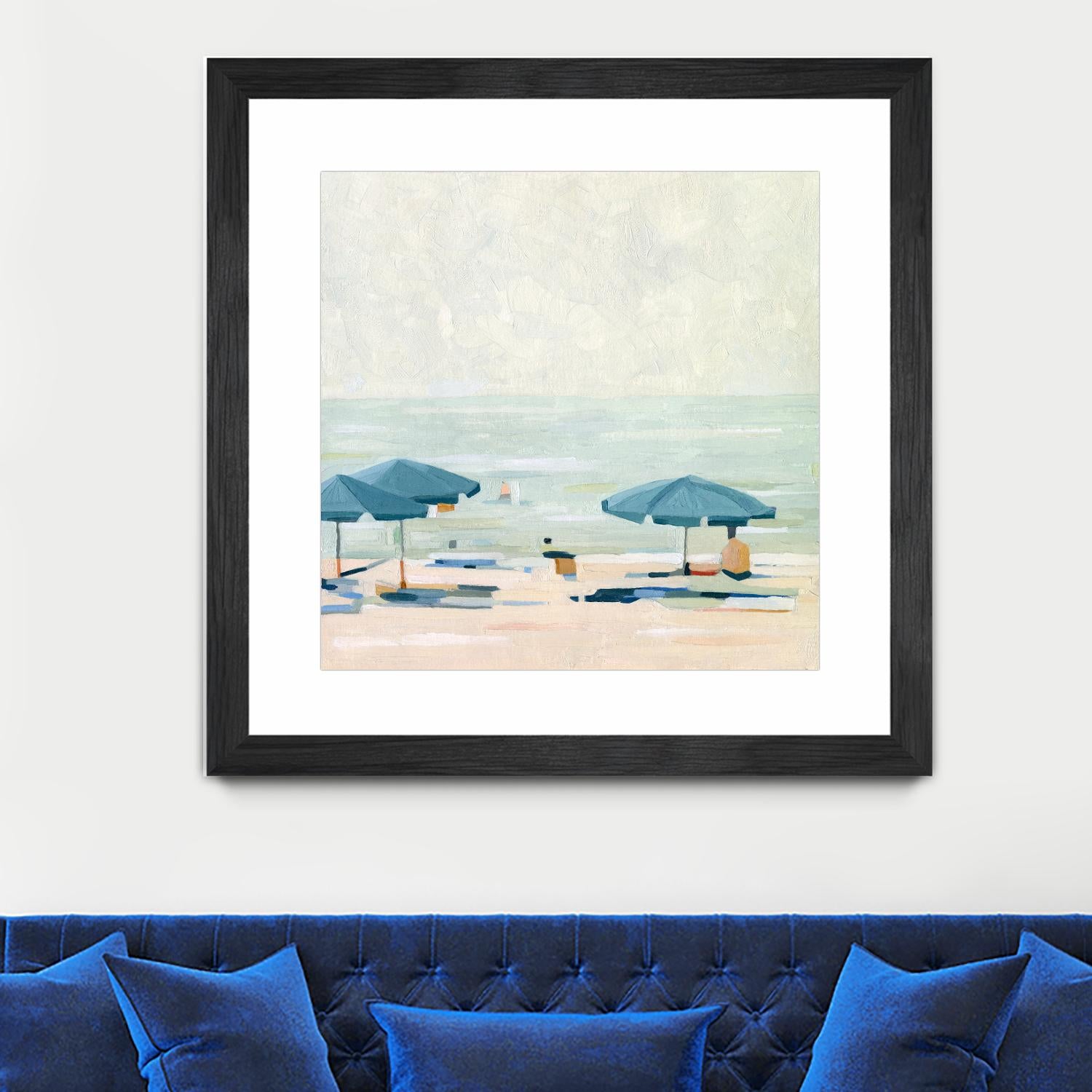 If It's the Beaches II by Emma Scarvey on GIANT ART - beige coastal & tropical beach 