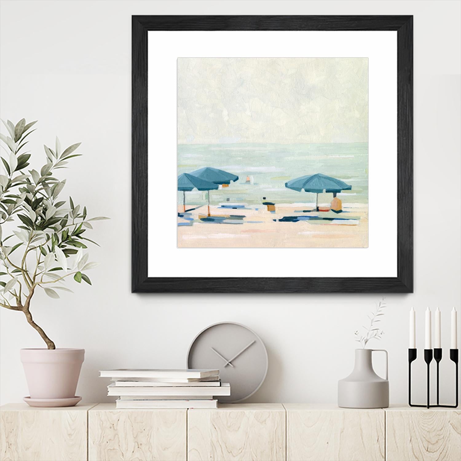 If It's the Beaches II by Emma Scarvey on GIANT ART - beige coastal & tropical beach 