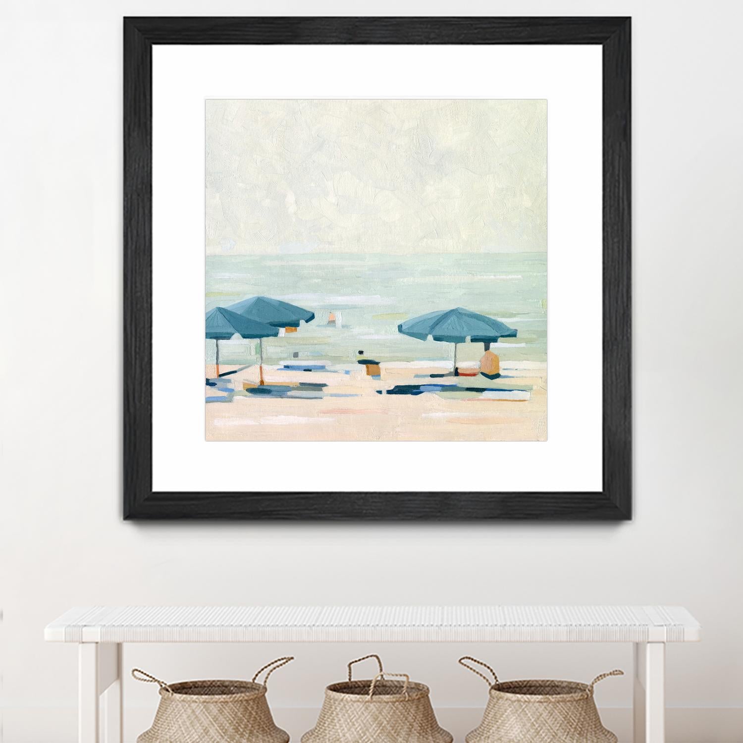If It's the Beaches II by Emma Scarvey on GIANT ART - beige coastal & tropical beach 