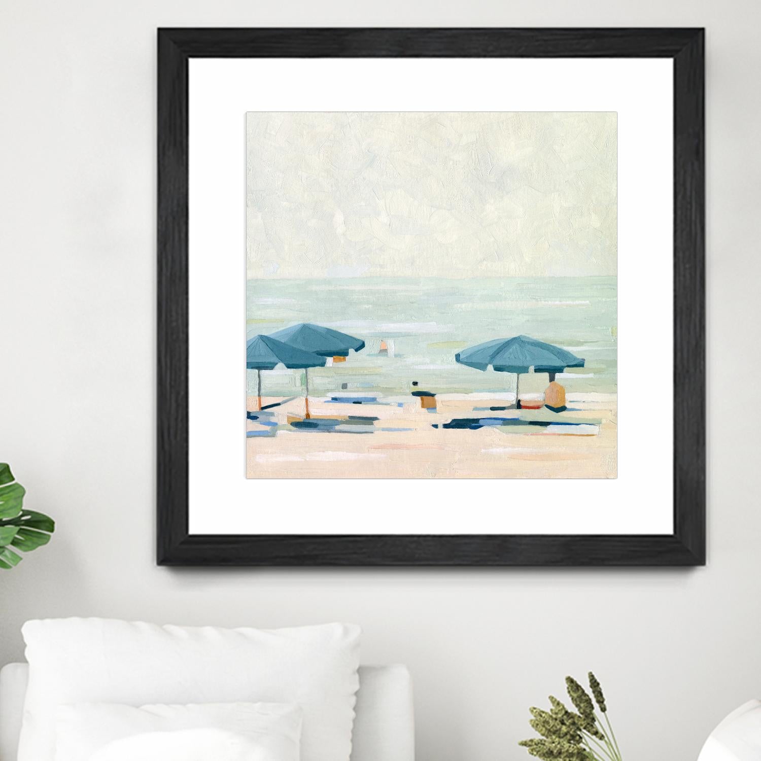 If It's the Beaches II by Emma Scarvey on GIANT ART - beige coastal & tropical beach 