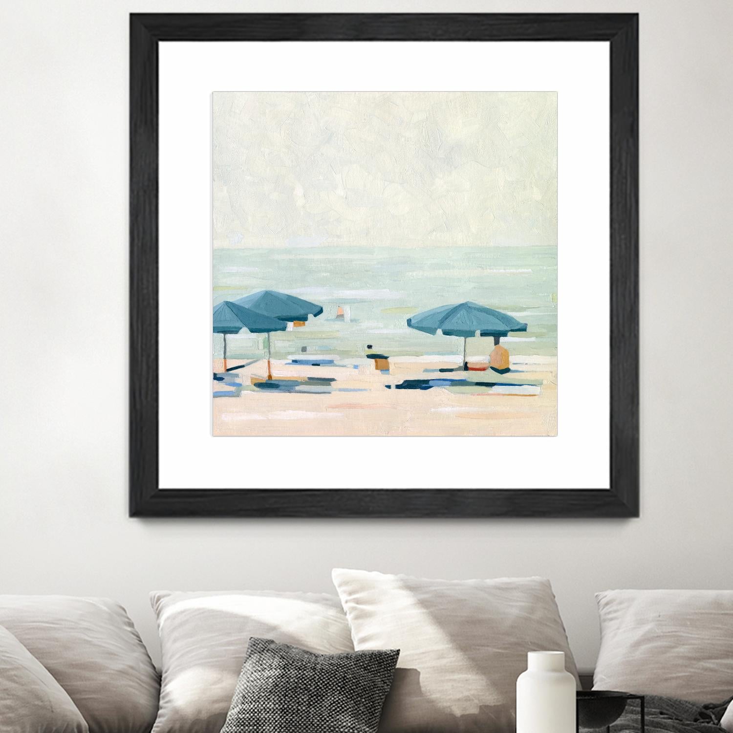 If It's the Beaches II by Emma Scarvey on GIANT ART - beige coastal & tropical beach 