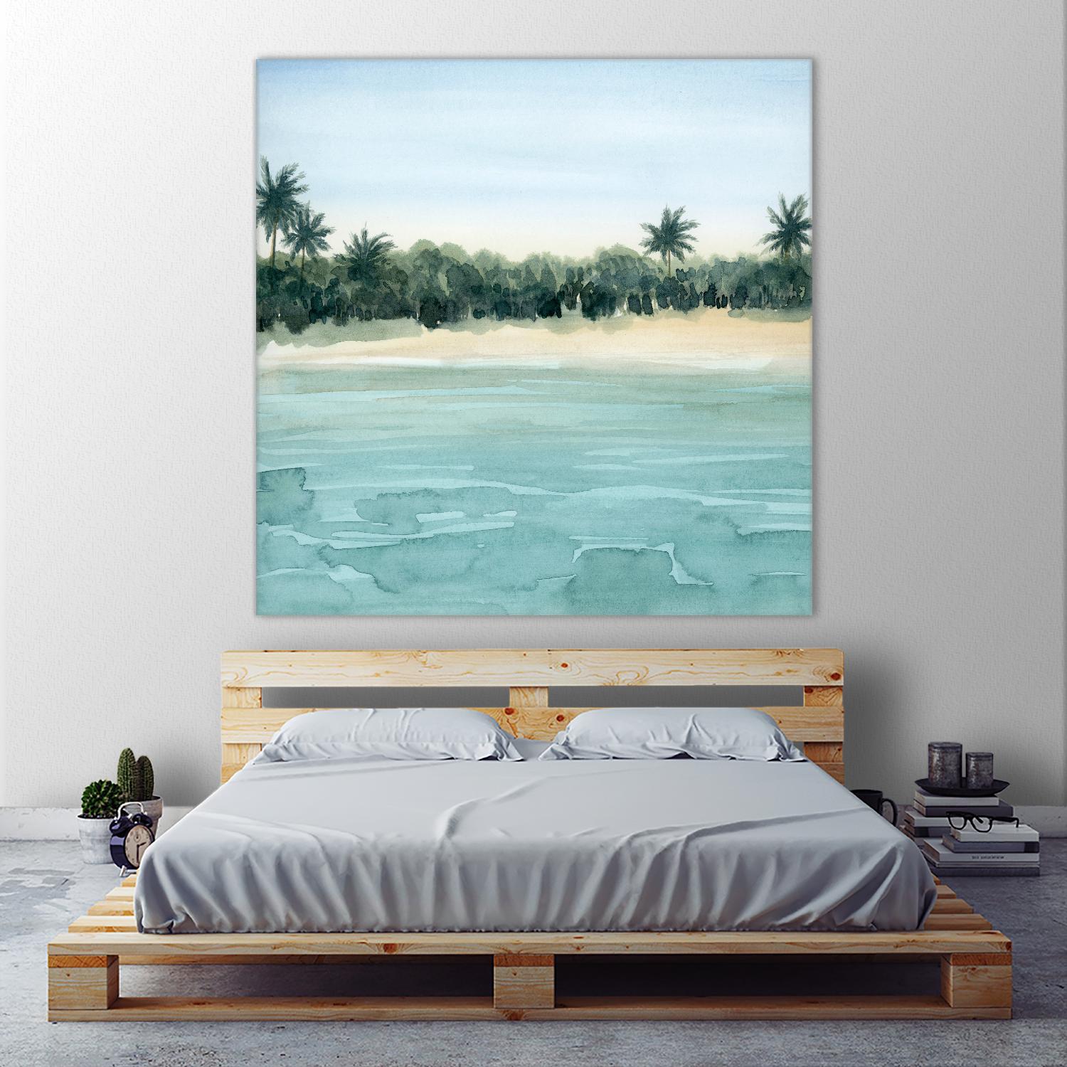 Paradis I by Grace Popp on GIANT ART - green landscapes & seascapes summer 
