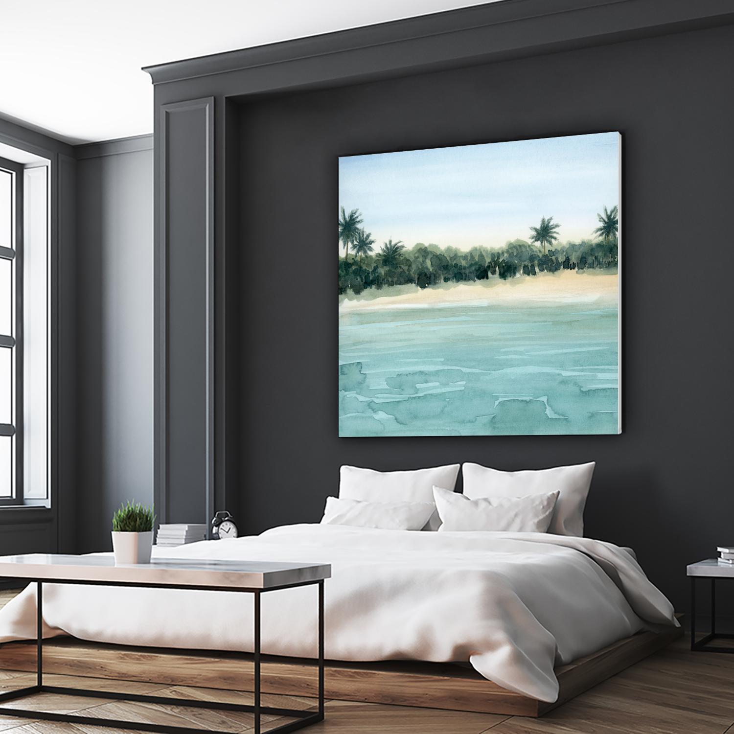Paradis I by Grace Popp on GIANT ART - green landscapes & seascapes summer 