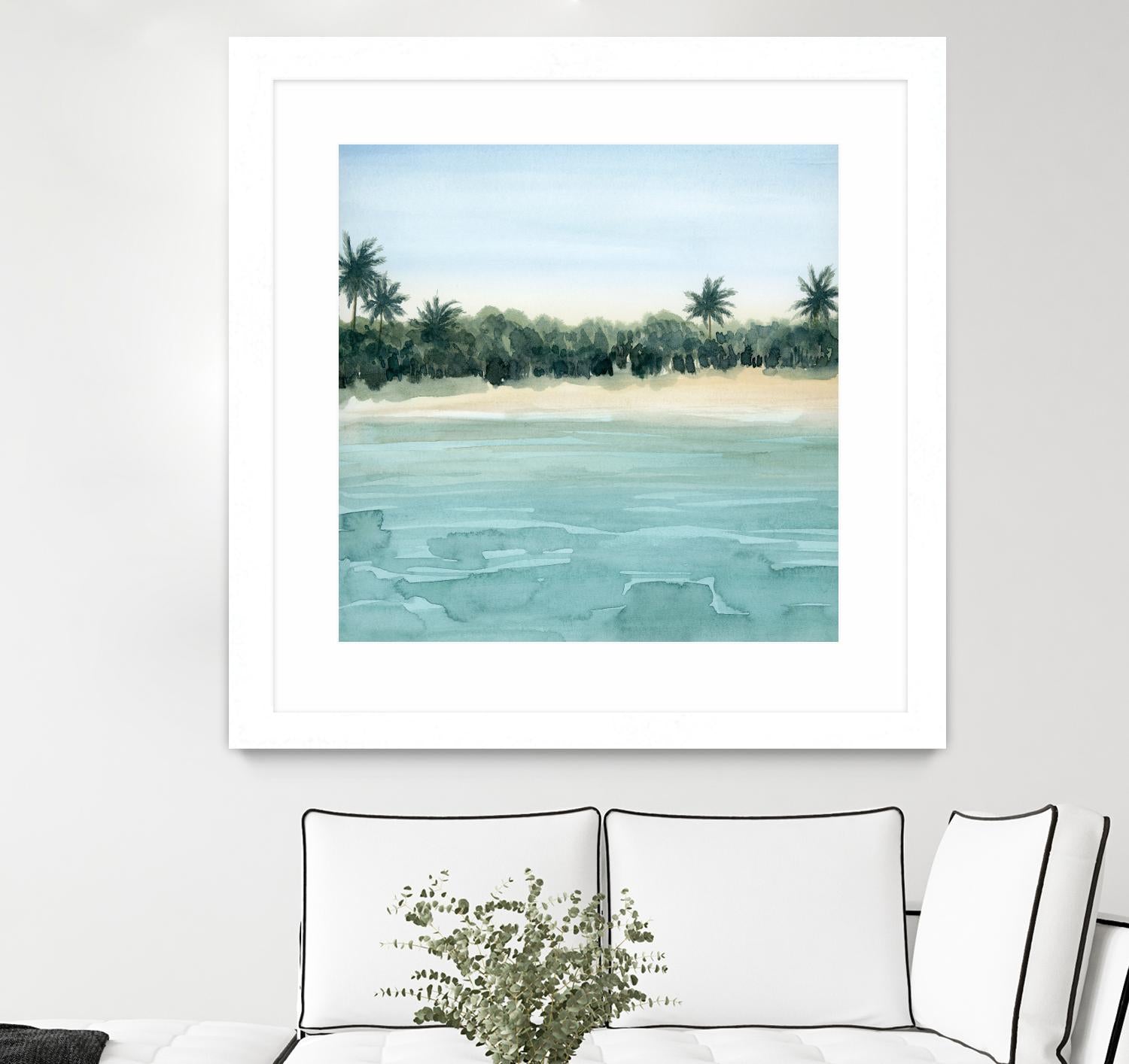 Paradis I by Grace Popp on GIANT ART - green landscapes & seascapes summer 