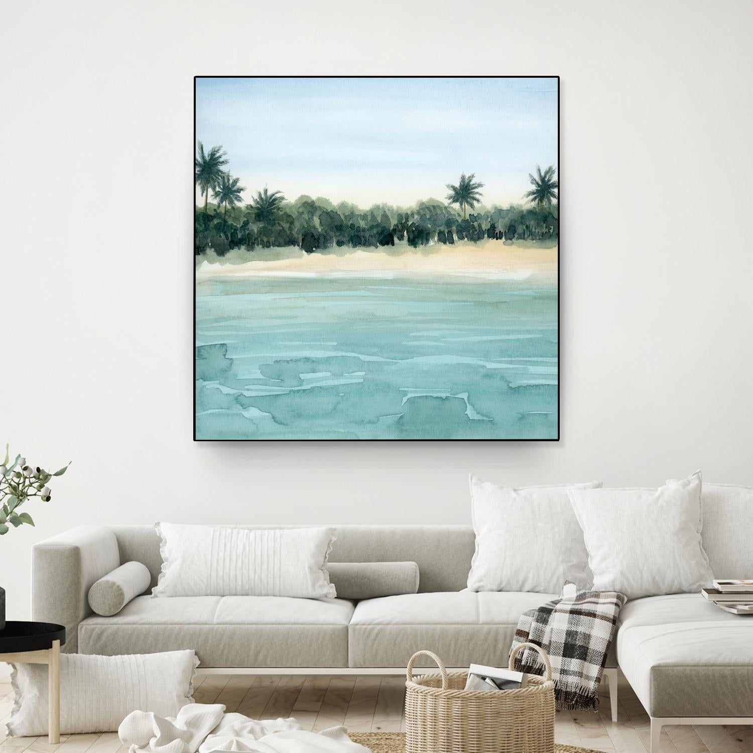 Paradis I by Grace Popp on GIANT ART - green landscapes & seascapes summer 
