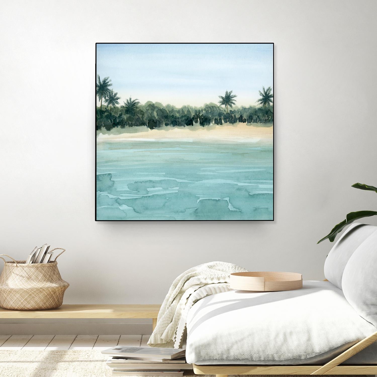 Paradis I by Grace Popp on GIANT ART - green landscapes & seascapes summer 