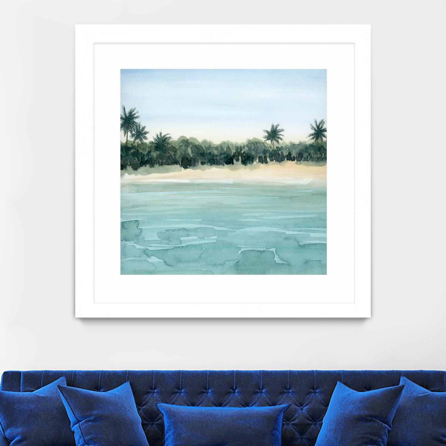 Paradis I by Grace Popp on GIANT ART - green landscapes & seascapes summer 