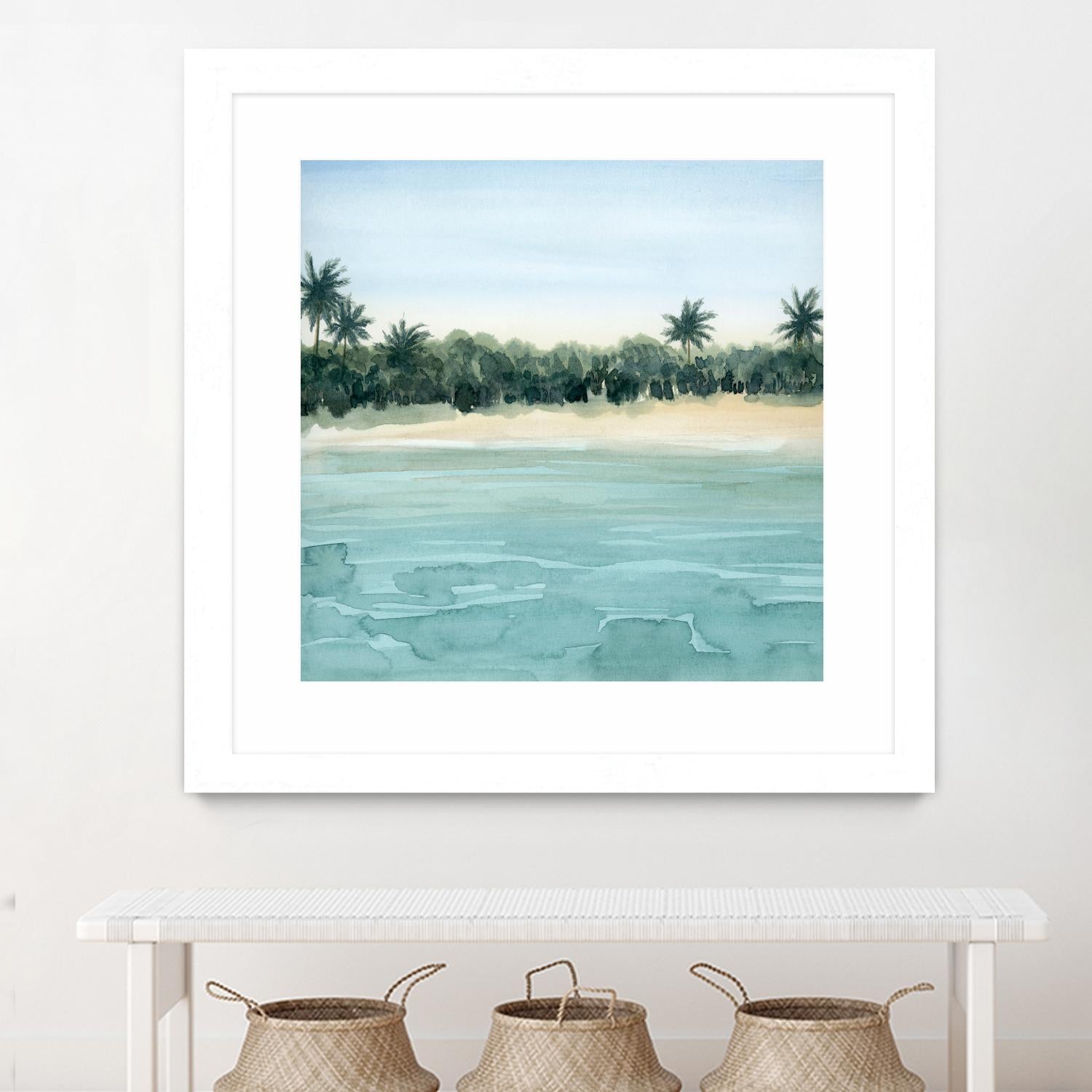 Paradis I by Grace Popp on GIANT ART - green landscapes & seascapes summer 