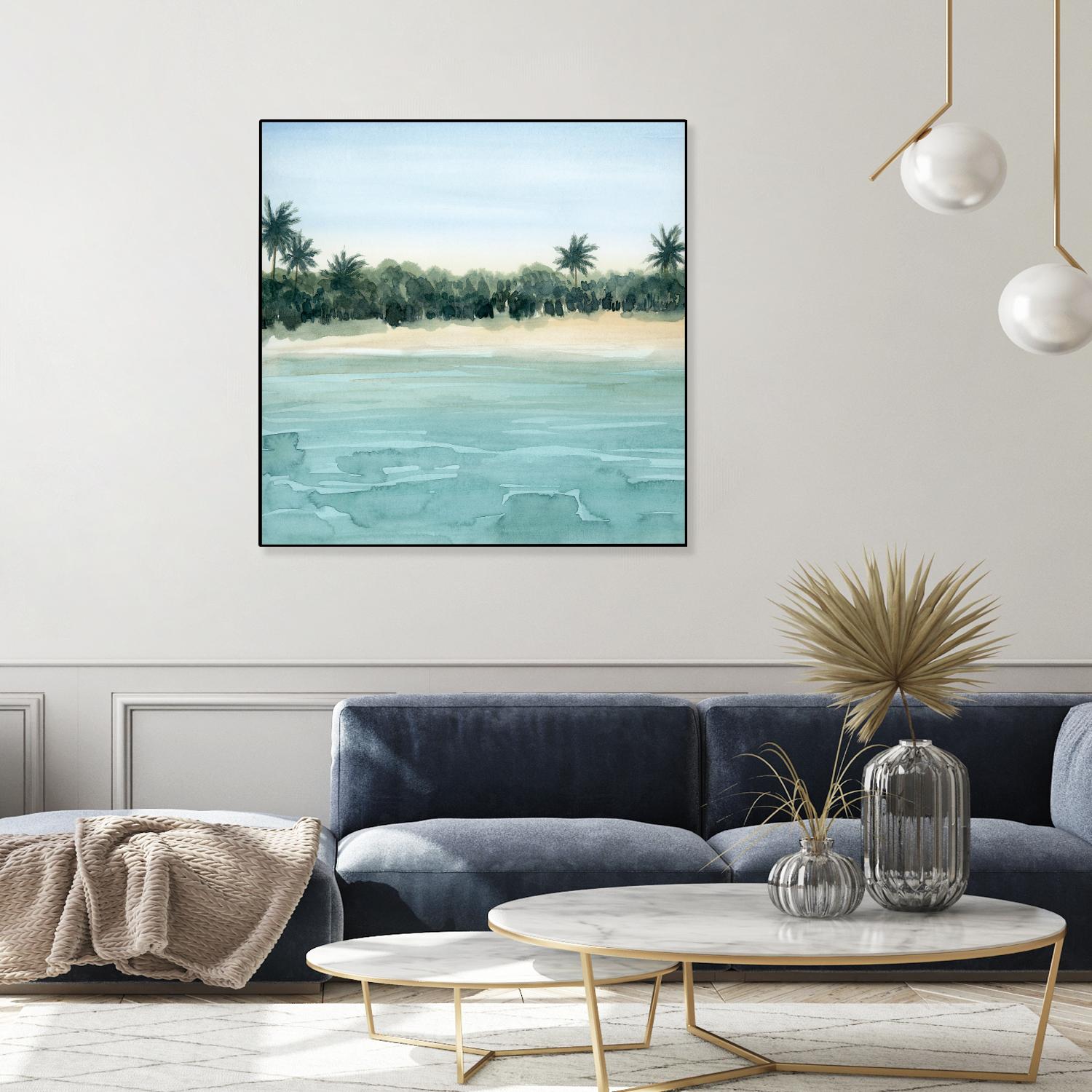 Paradis I by Grace Popp on GIANT ART - green landscapes & seascapes summer 