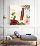 Aloha II by Victoria Borges on GIANT ART - red coastal & tropical abstract