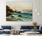 Main Seascape I by Constantin Alexandrovitch Westchiloff on GIANT ART - green coastal & tropical sea 