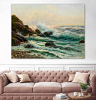 Main Seascape I by Constantin Alexandrovitch Westchiloff on GIANT ART - green coastal & tropical sea 