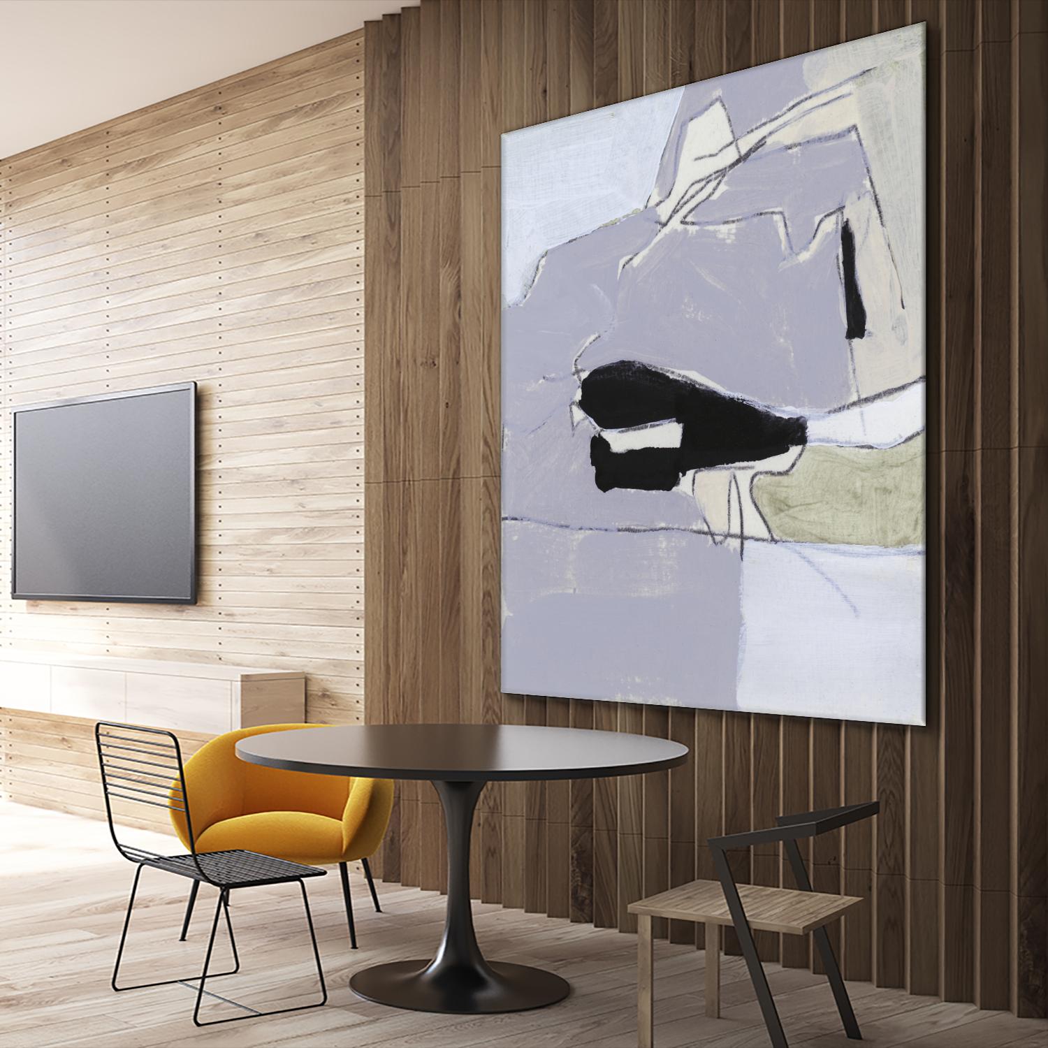 Grey Landscape I by Bellissimo Art on GIANT ART - beige abstract abstract