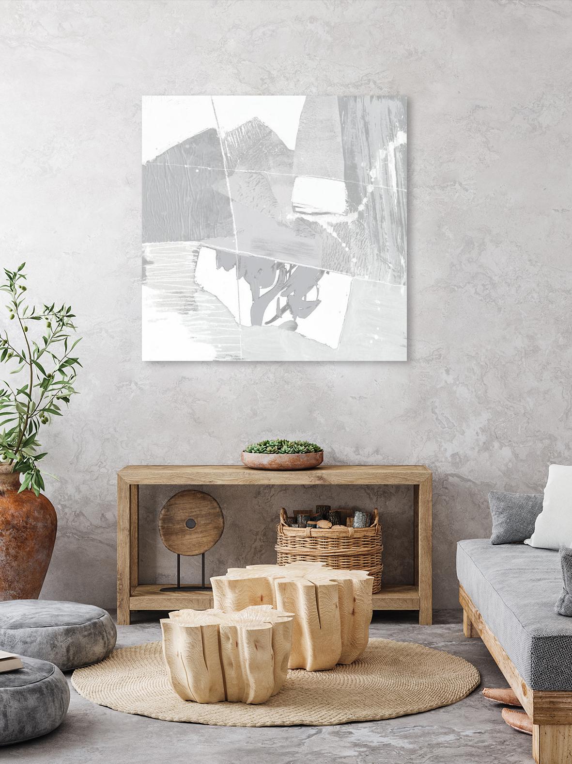 Composition Neutral II by Jennifer Goldberger on GIANT ART - white abstract abstract