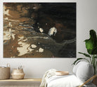 Dark Flow II by Regina Moore on GIANT ART - beige abstract abstract