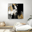 Neutral Gold Collage III by Victoria Borges on GIANT ART - grey  abstract abstract 