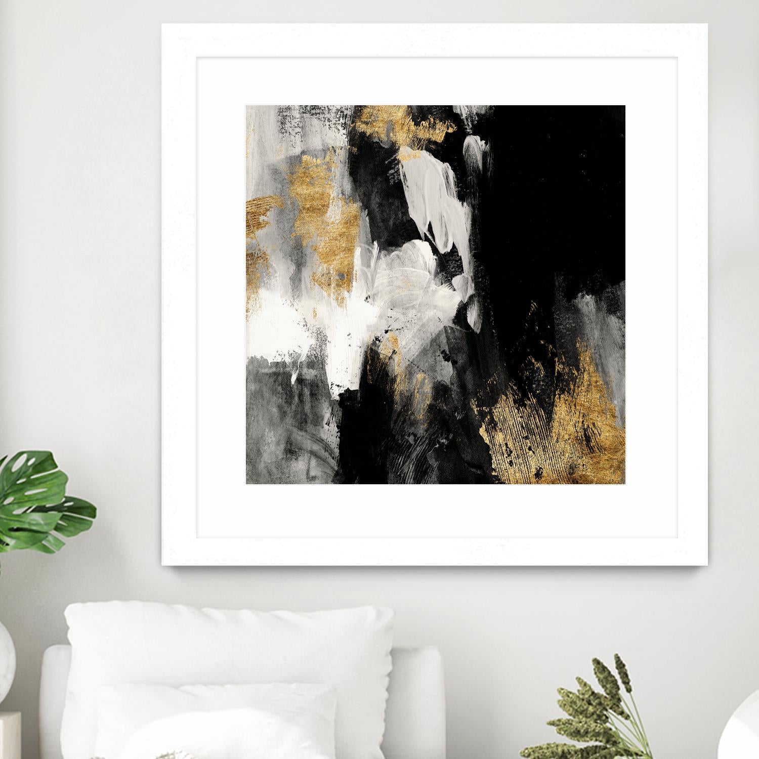 Neutral Gold Collage III by Victoria Borges on GIANT ART - grey  abstract abstract 