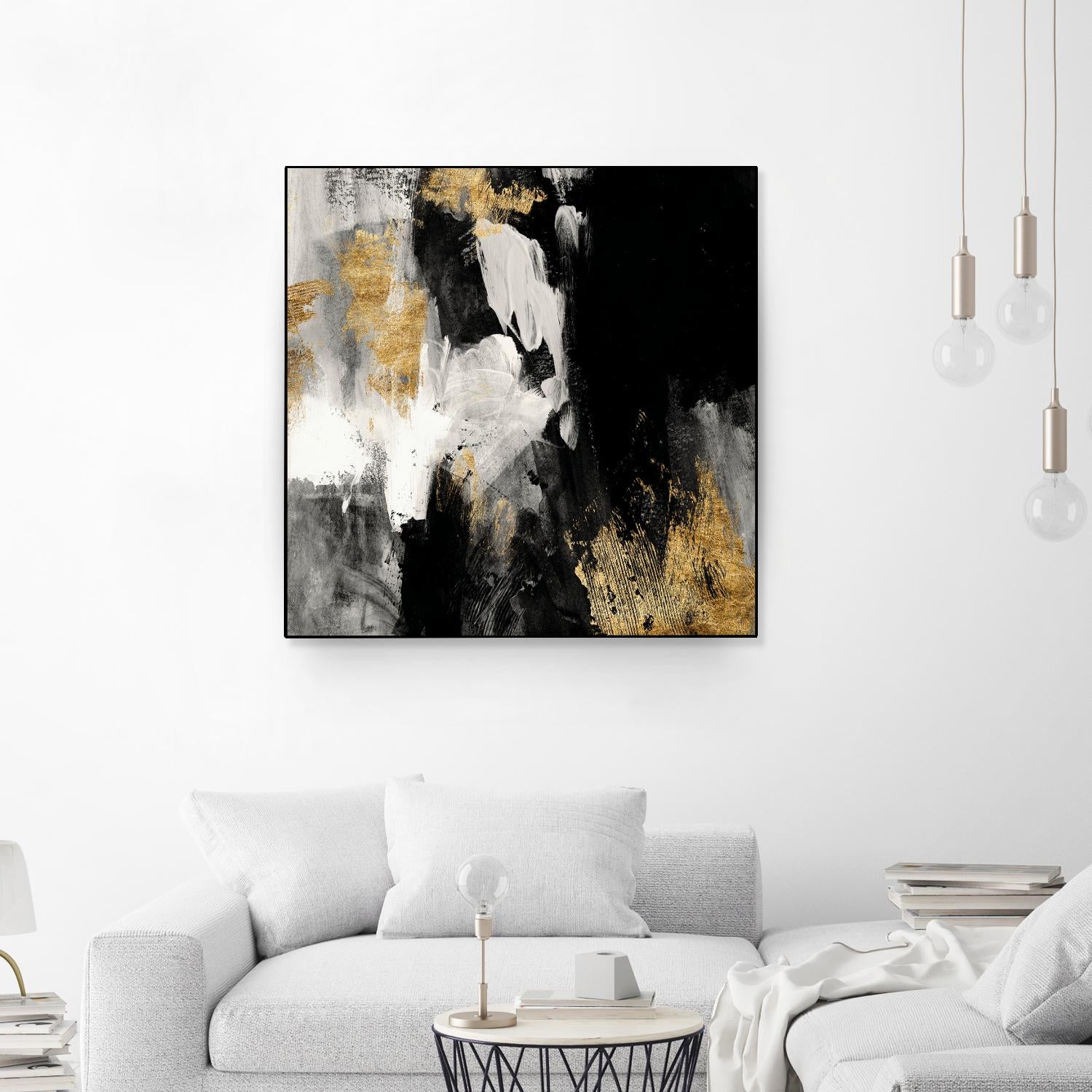 Neutral Gold Collage III by Victoria Borges on GIANT ART - grey  abstract abstract 
