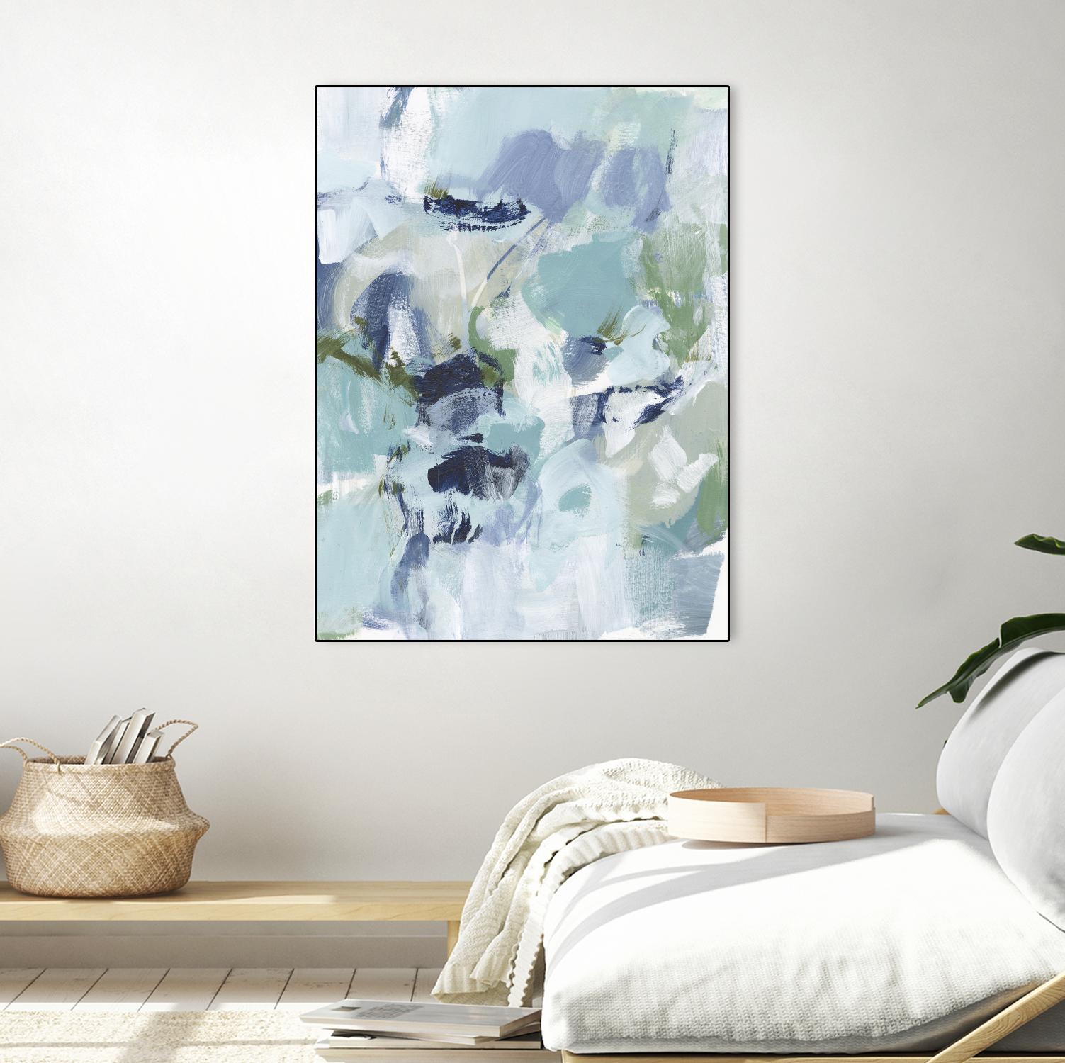Azure Abstract I by Christina Long on GIANT ART - beige abstract abstract