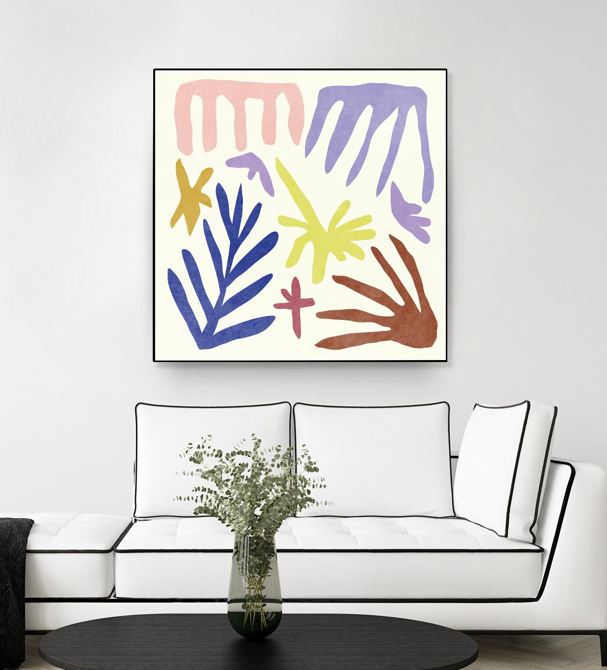 Coral Construction II by Melissa Wang on GIANT ART - pink abstract abstract