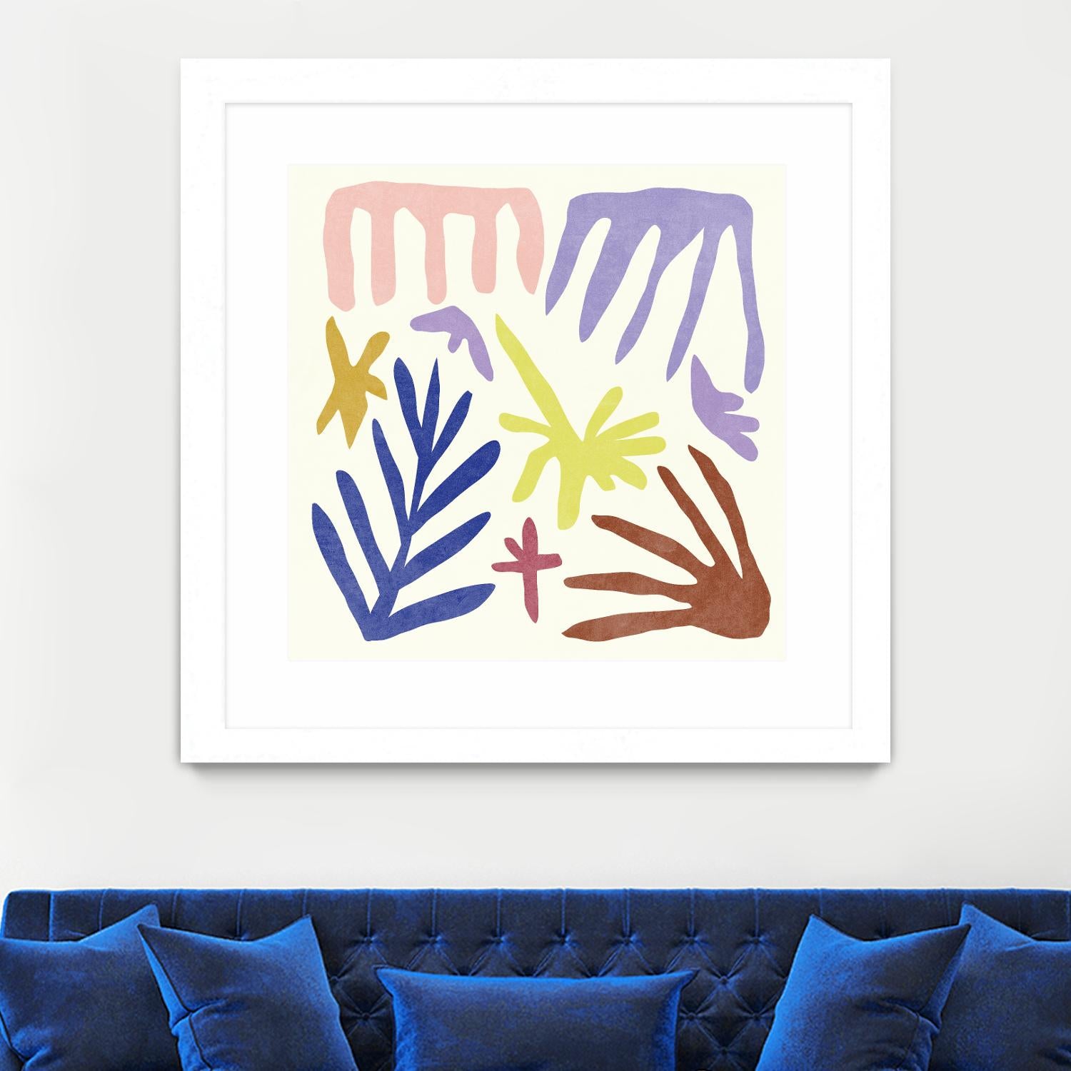 Coral Construction II by Melissa Wang on GIANT ART - pink abstract abstract