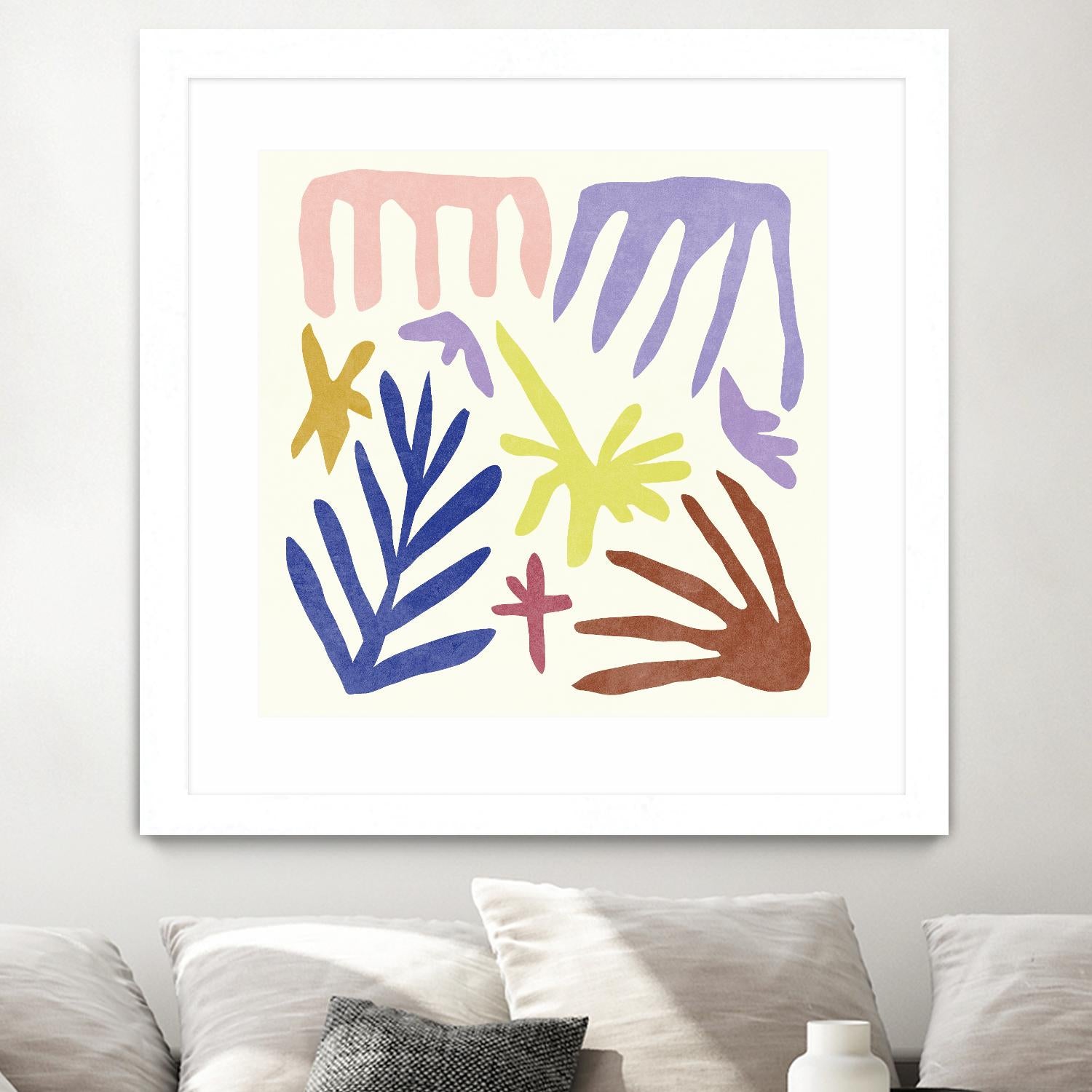 Coral Construction II by Melissa Wang on GIANT ART - pink abstract abstract