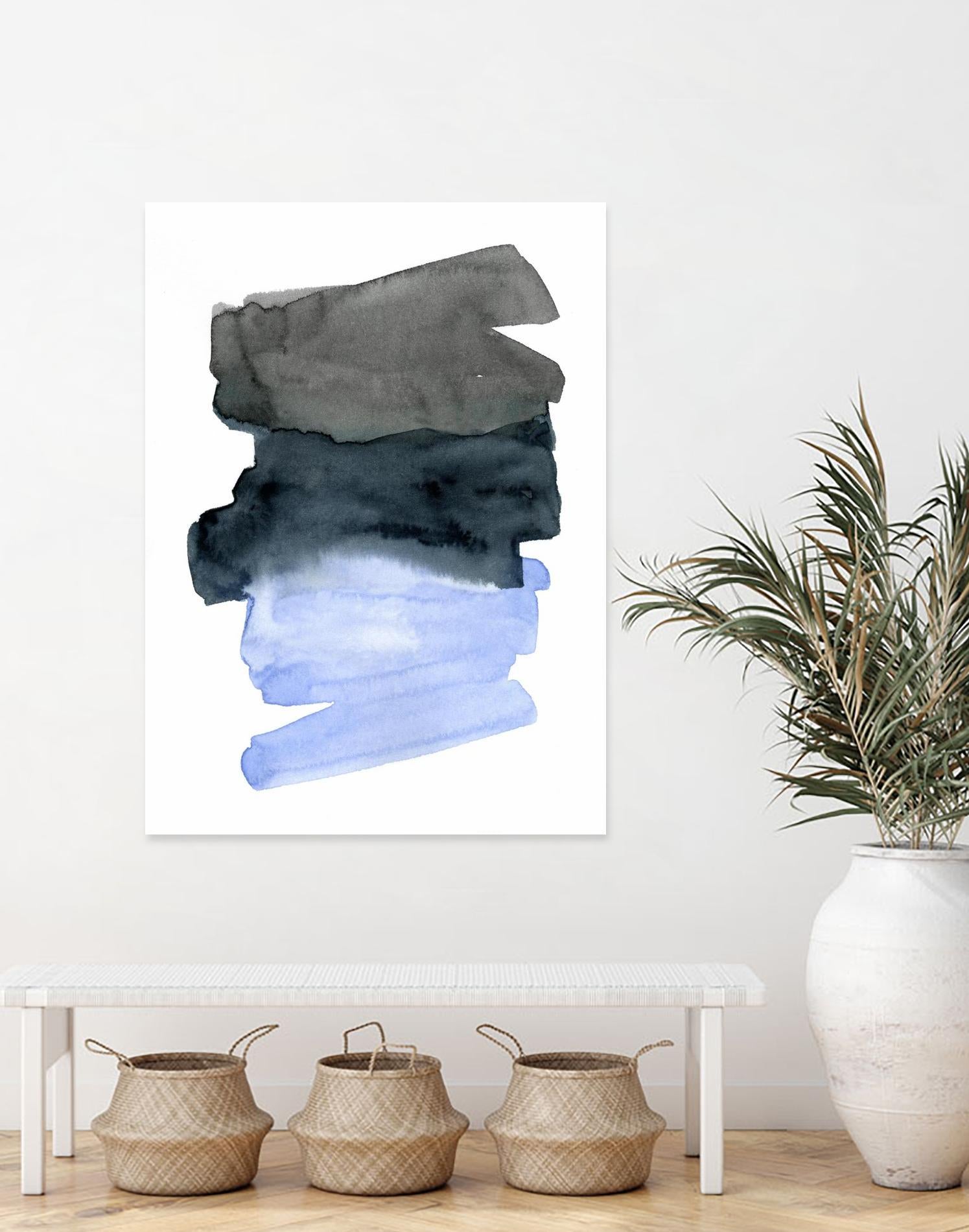 Blue Passages I by Emma Caroline on GIANT ART - blue abstract abstract