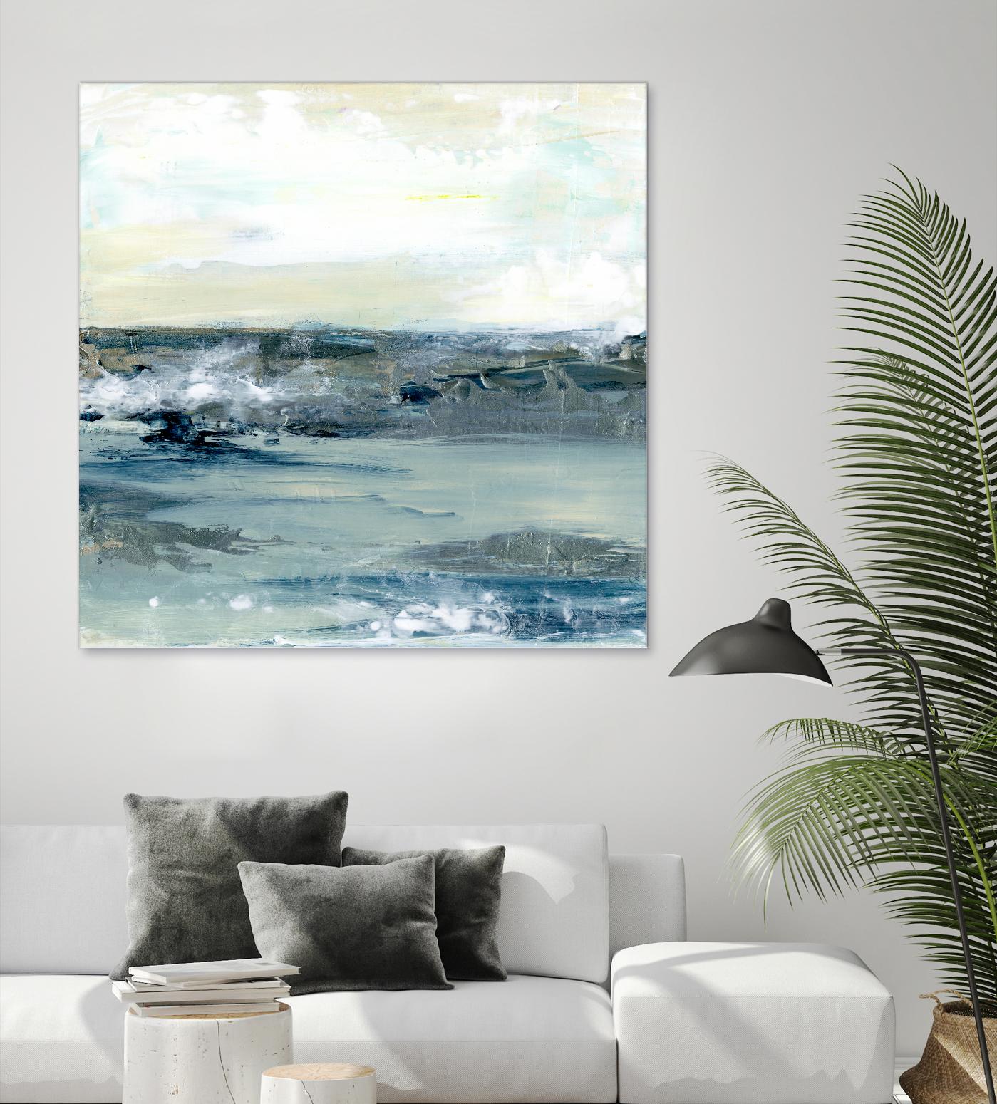 Coastal Blues I by Lila Bramma on GIANT ART - white landscapes & seascapes abstract