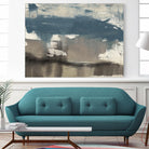 Kinetic Coastline I by Jennifer Goldberger on GIANT ART - blue abstract abstract 