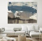 Kinetic Coastline I by Jennifer Goldberger on GIANT ART - blue abstract abstract 