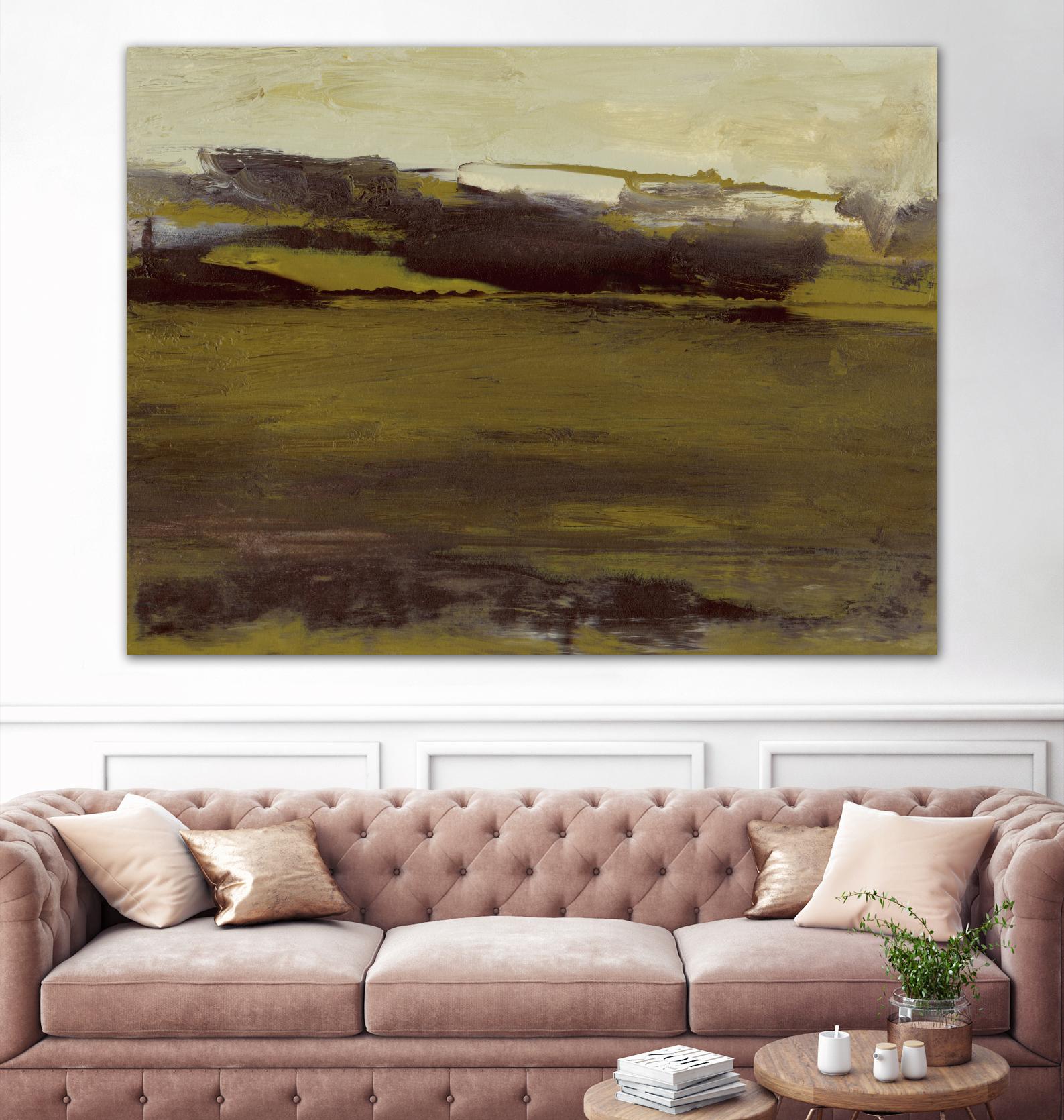 Milieu III by Sharon Gordon on GIANT ART - green abstract abstract