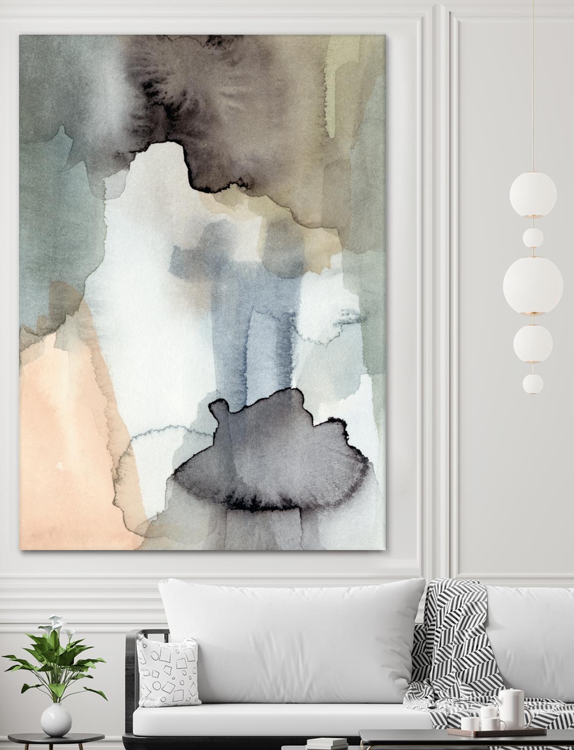 Nectar II by Victoria Barnes on GIANT ART - blue abstract abstract 