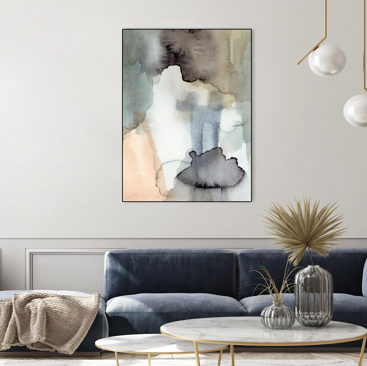 Nectar II by Victoria Barnes on GIANT ART - blue abstract abstract 