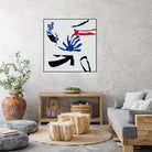 Poker I by Melissa Wang on GIANT ART - red abstract abstract
