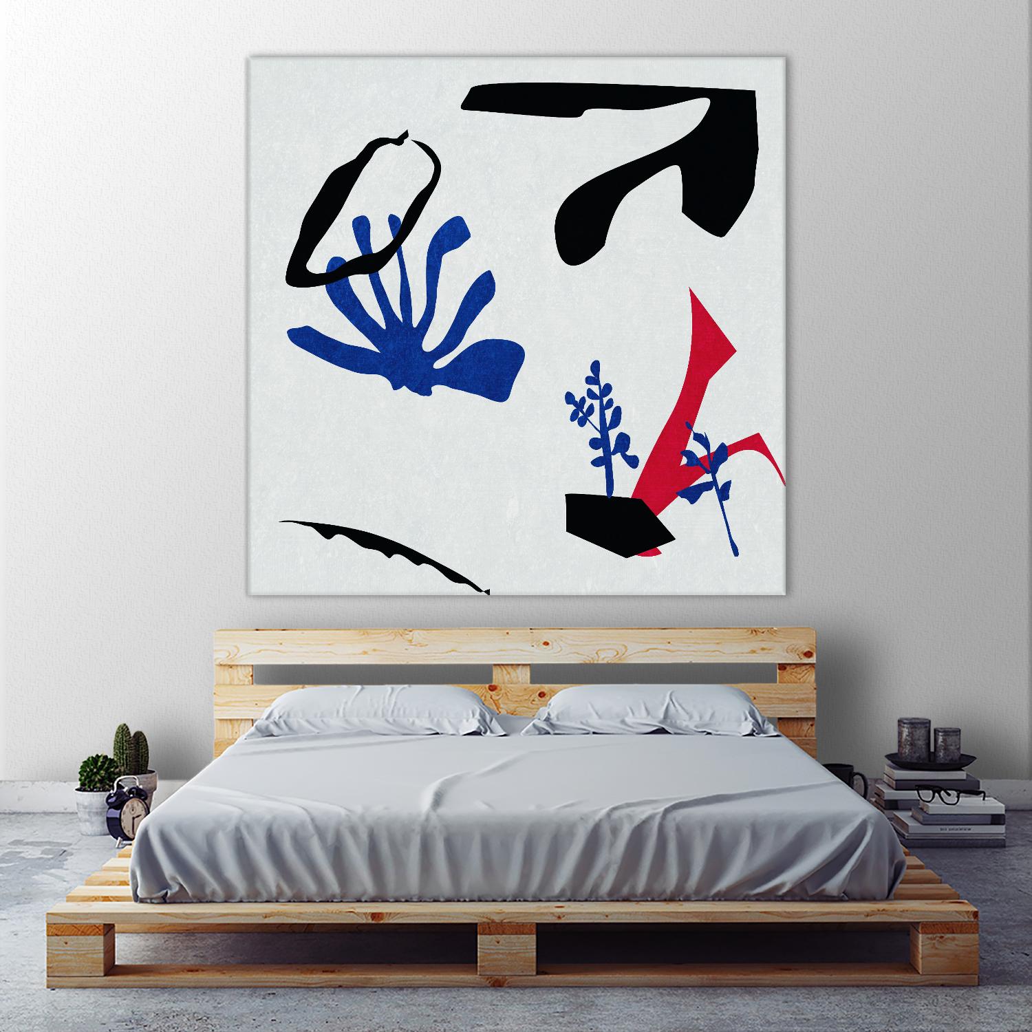 Poker II by Melissa Wang on GIANT ART - red abstract abstract 