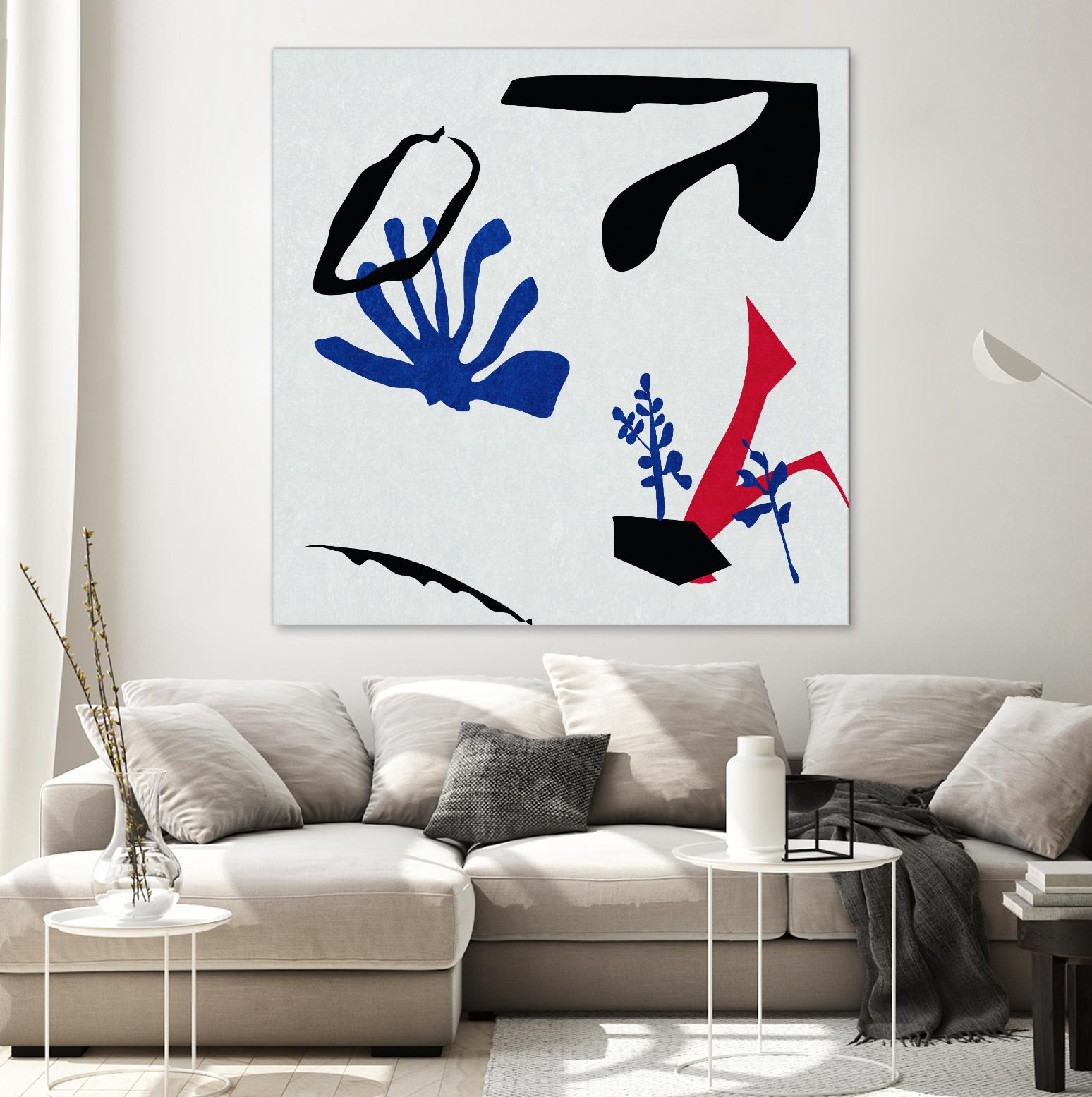 Poker II by Melissa Wang on GIANT ART - red abstract abstract 