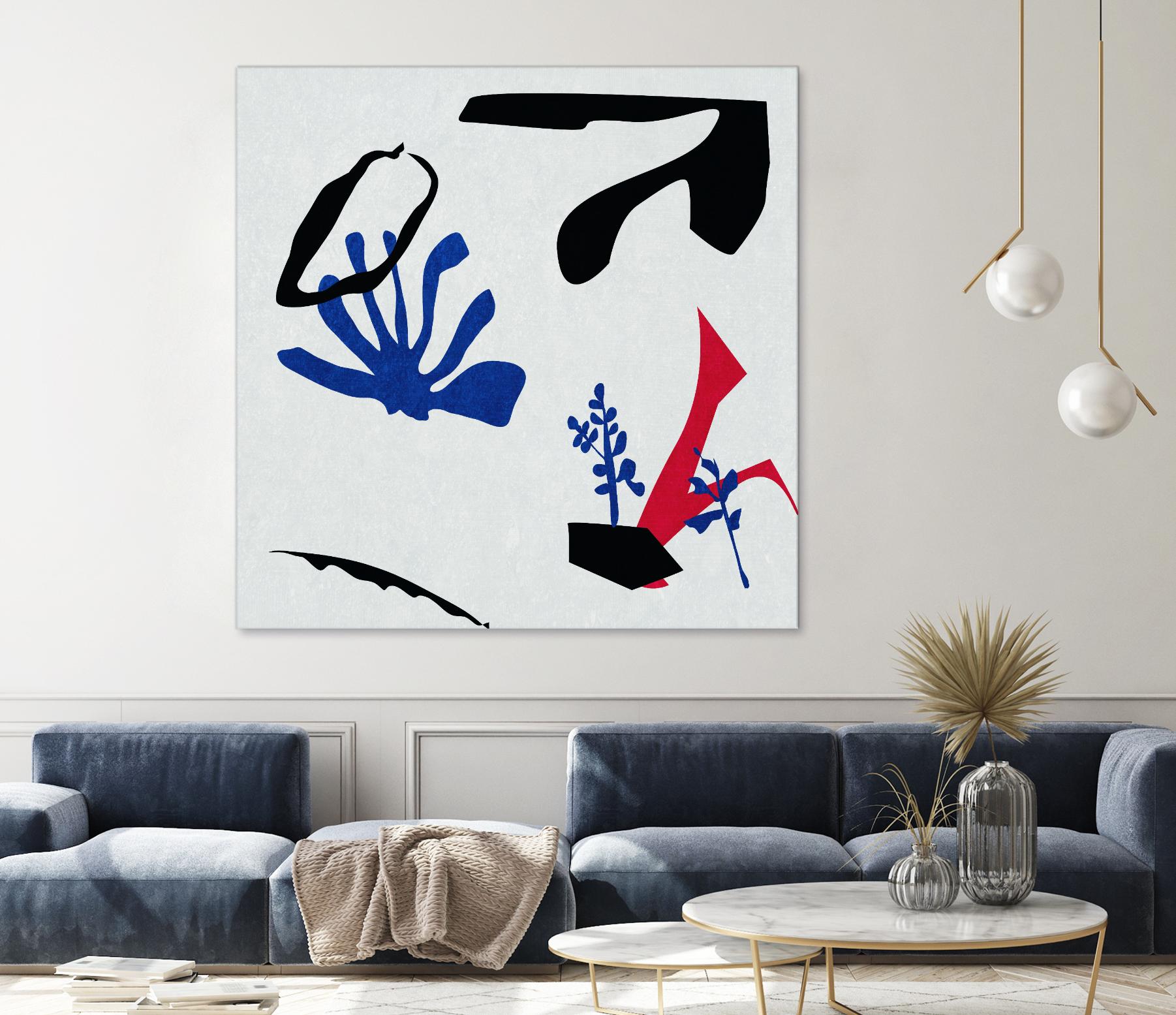 Poker II by Melissa Wang on GIANT ART - red abstract abstract 