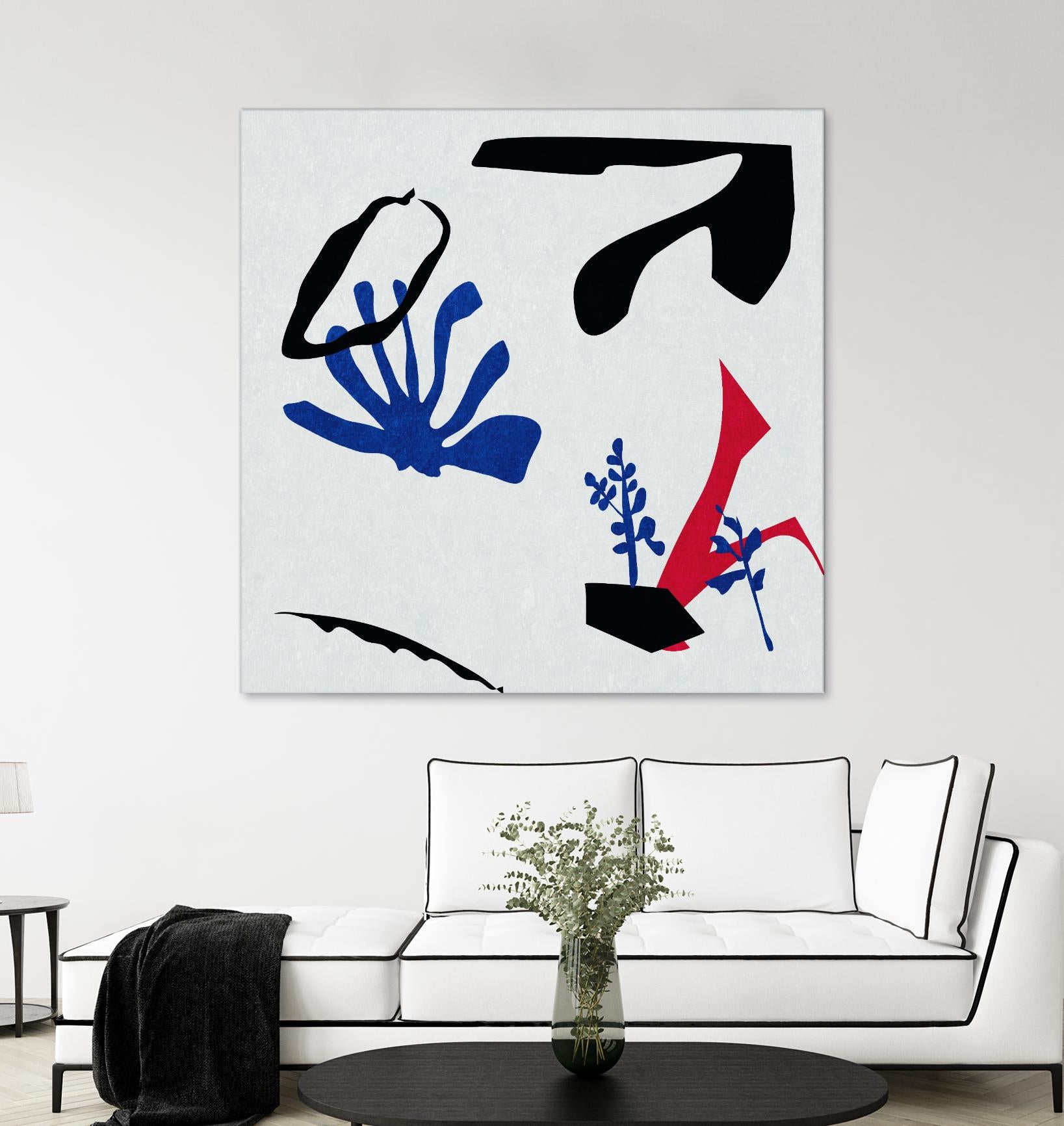 Poker II by Melissa Wang on GIANT ART - red abstract abstract 
