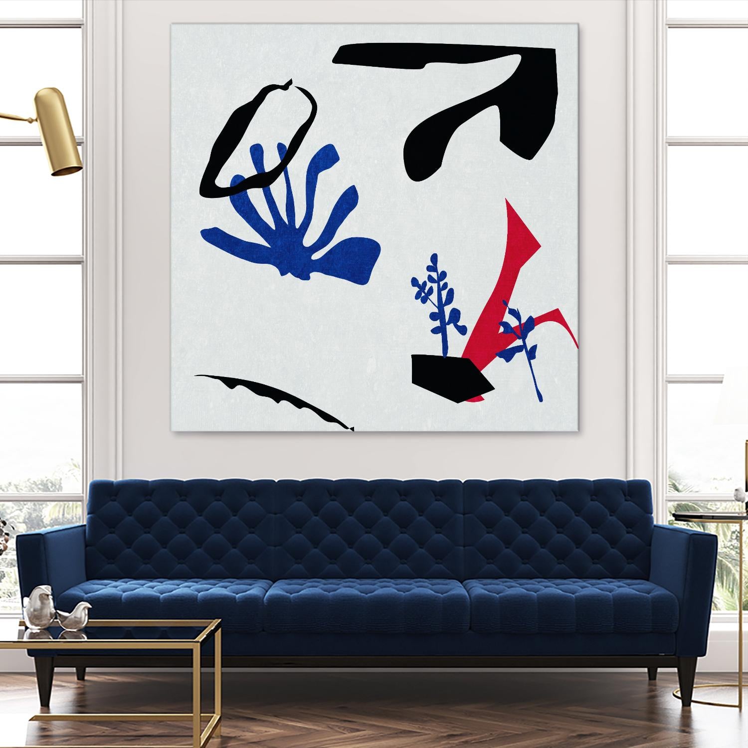 Poker II by Melissa Wang on GIANT ART - red abstract abstract 