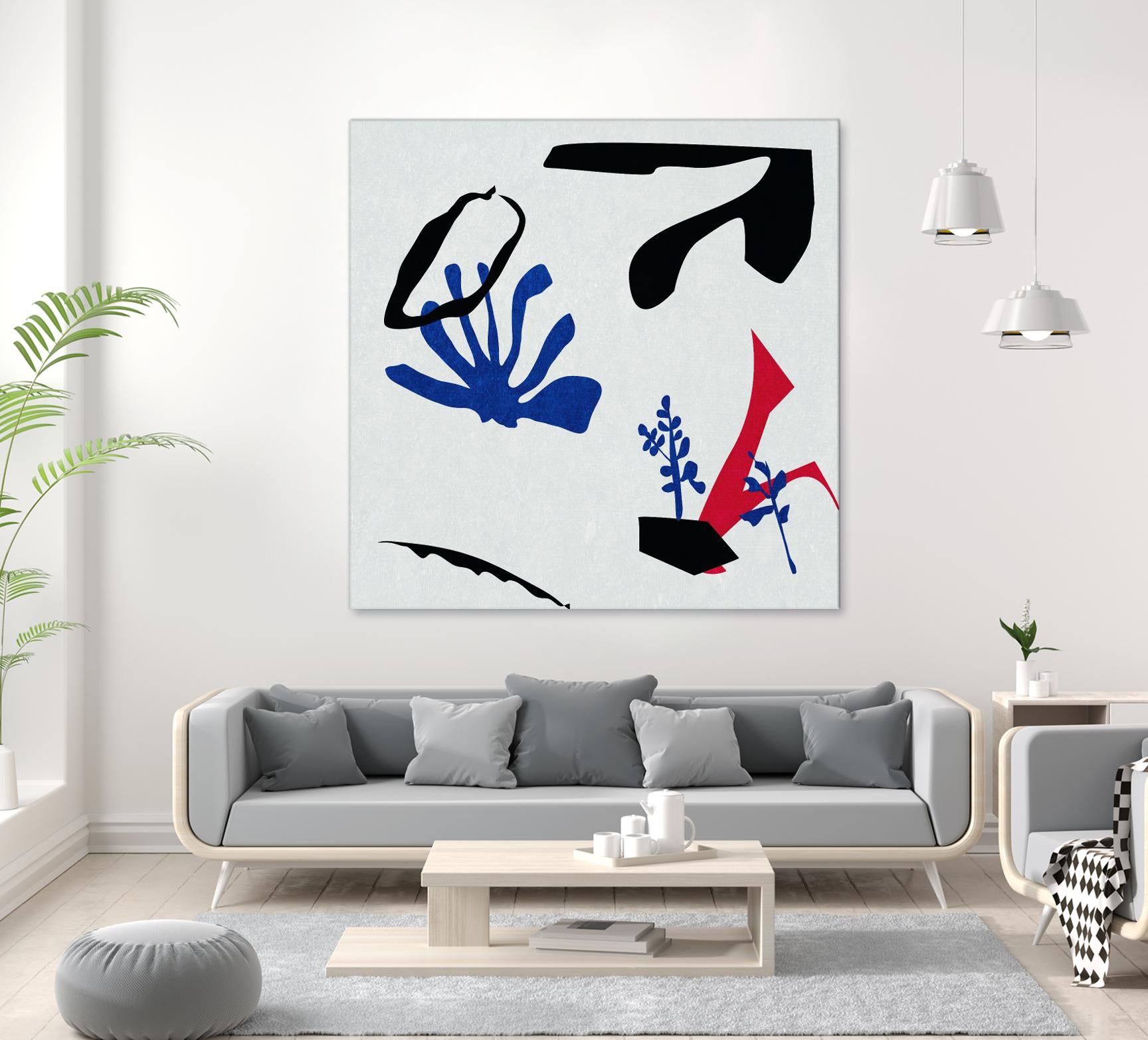 Poker II by Melissa Wang on GIANT ART - red abstract abstract 