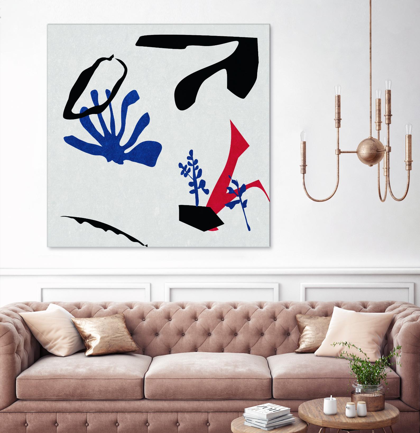 Poker II by Melissa Wang on GIANT ART - red abstract abstract 