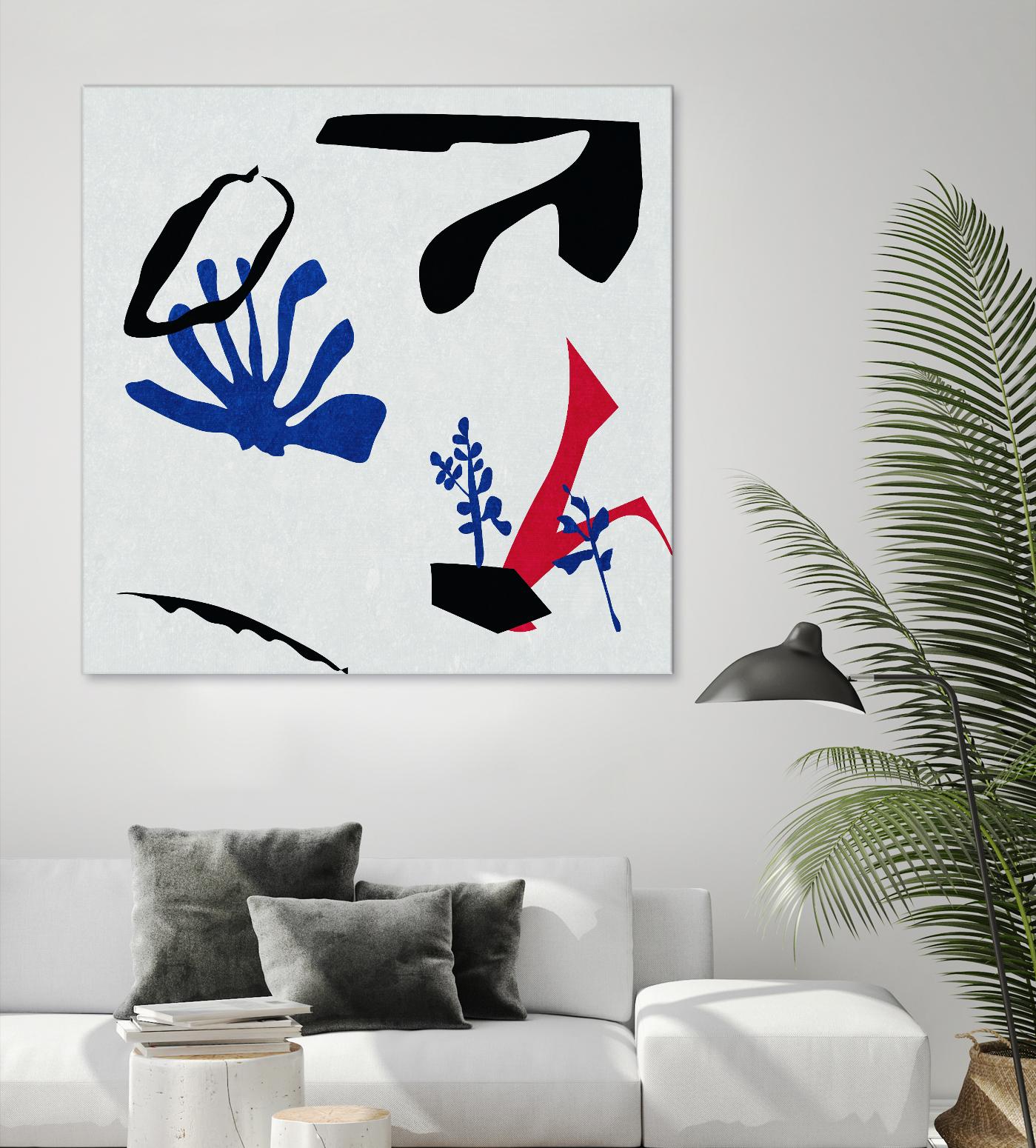 Poker II by Melissa Wang on GIANT ART - red abstract abstract 
