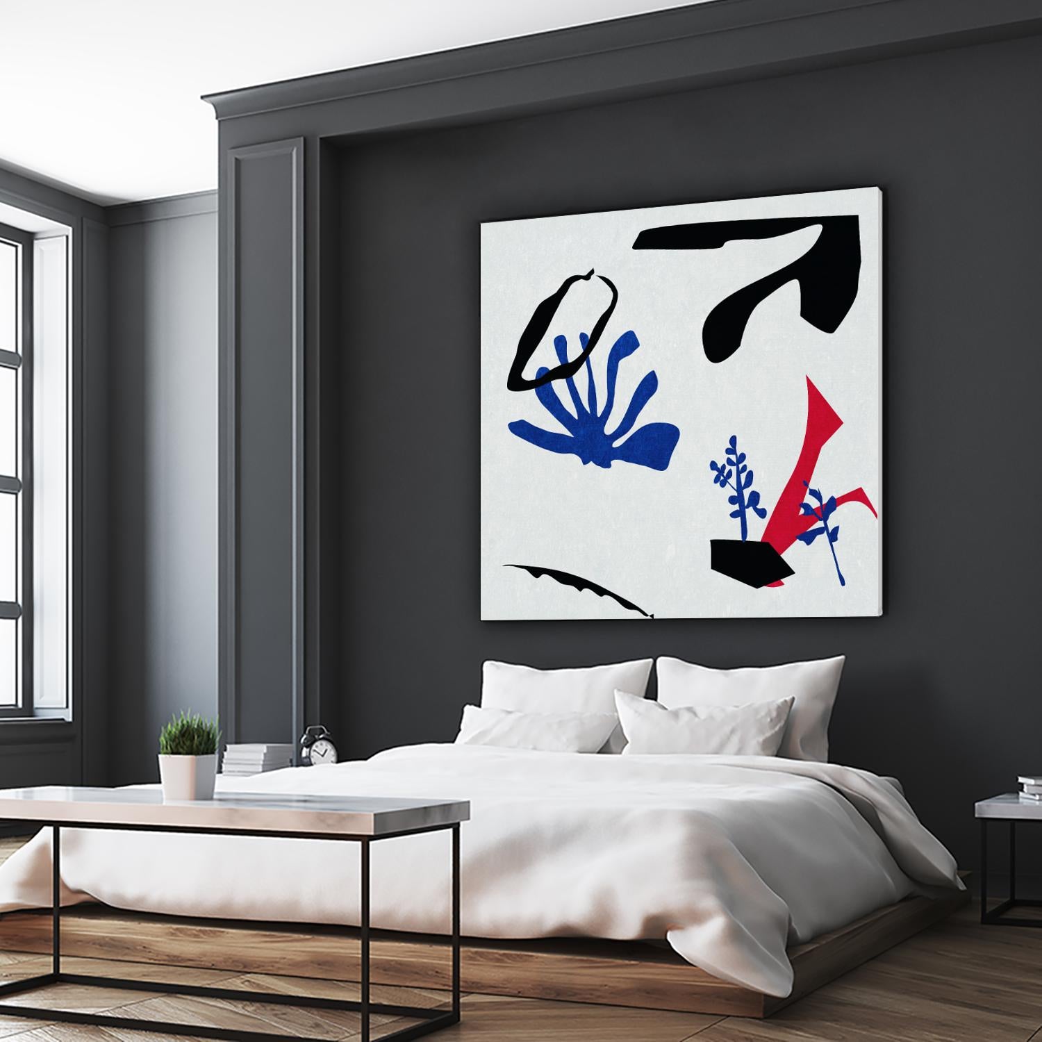 Poker II by Melissa Wang on GIANT ART - red abstract abstract 