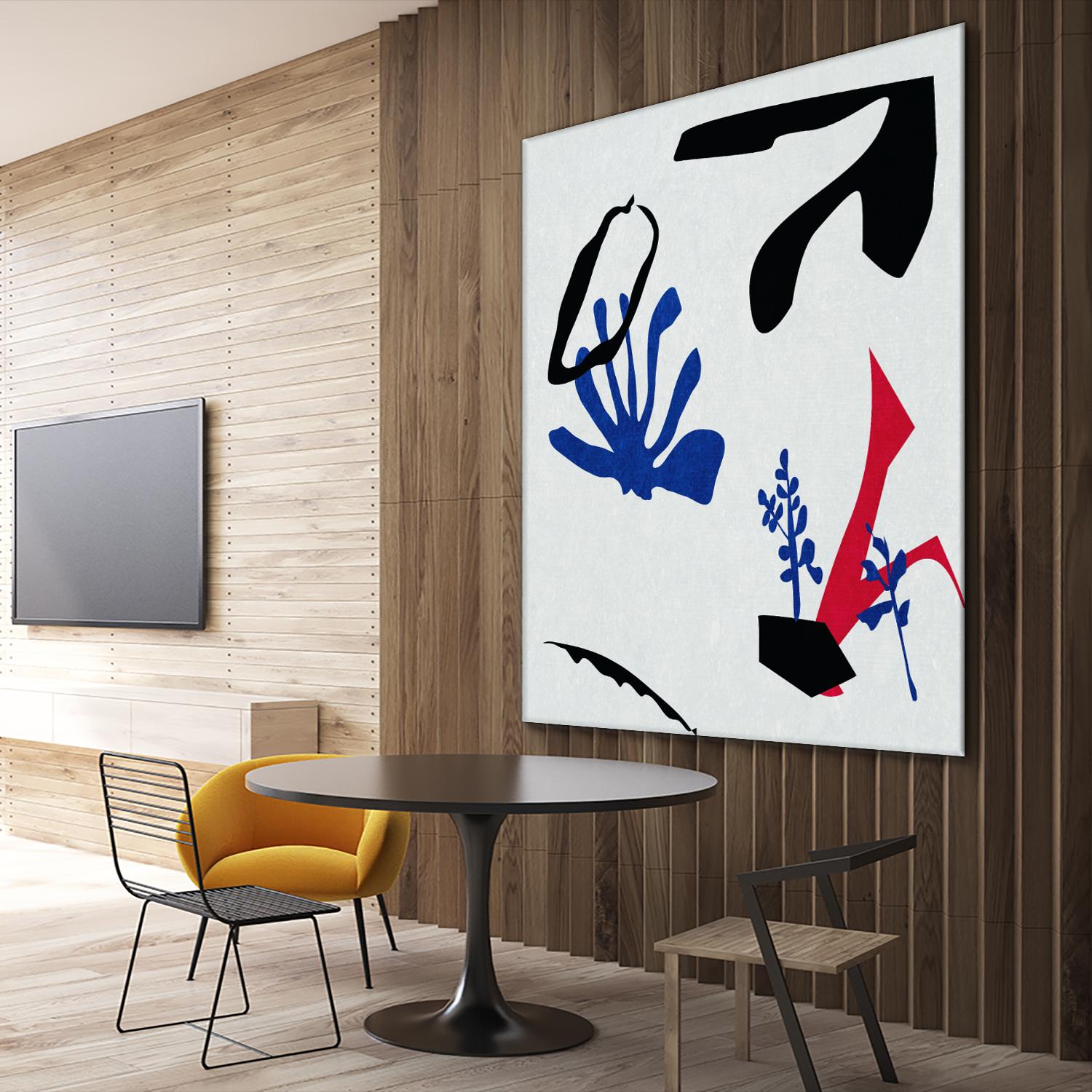 Poker II by Melissa Wang on GIANT ART - red abstract abstract 
