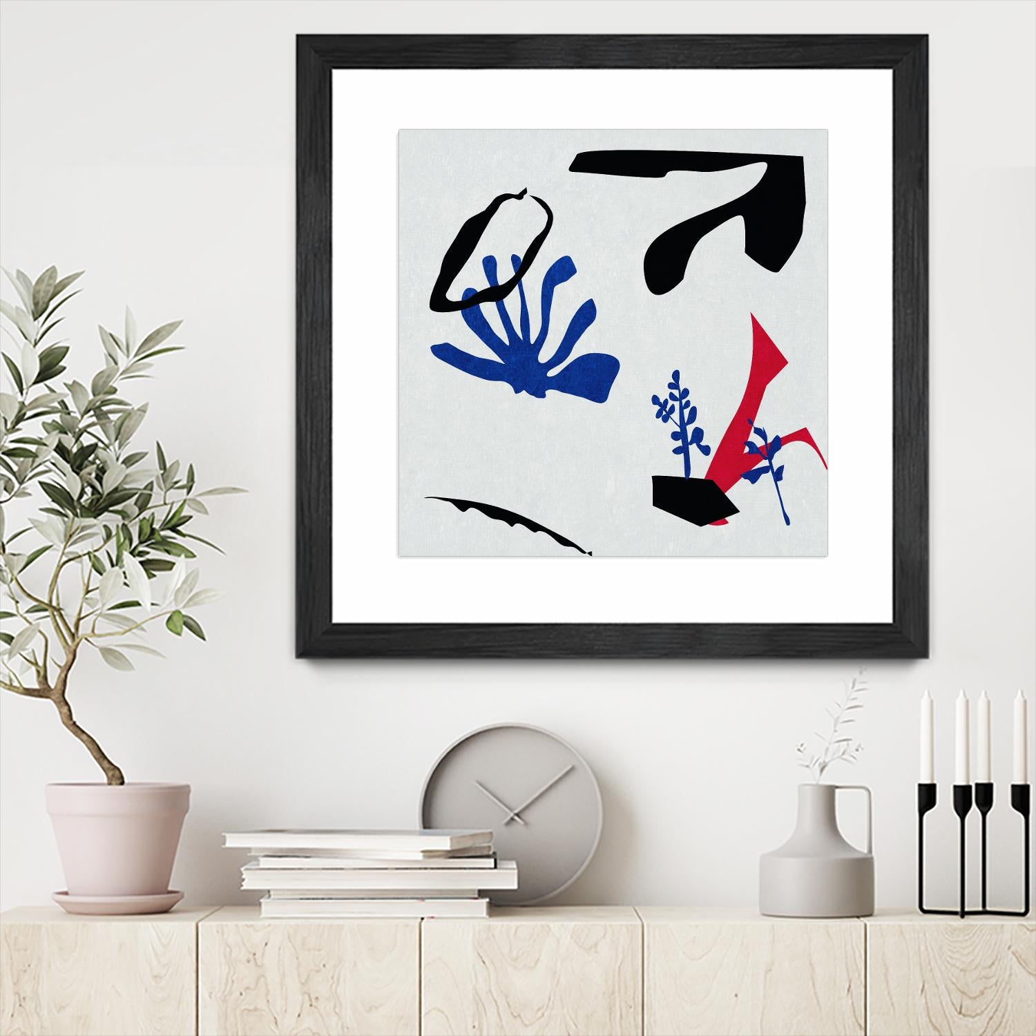 Poker II by Melissa Wang on GIANT ART - red abstract abstract 