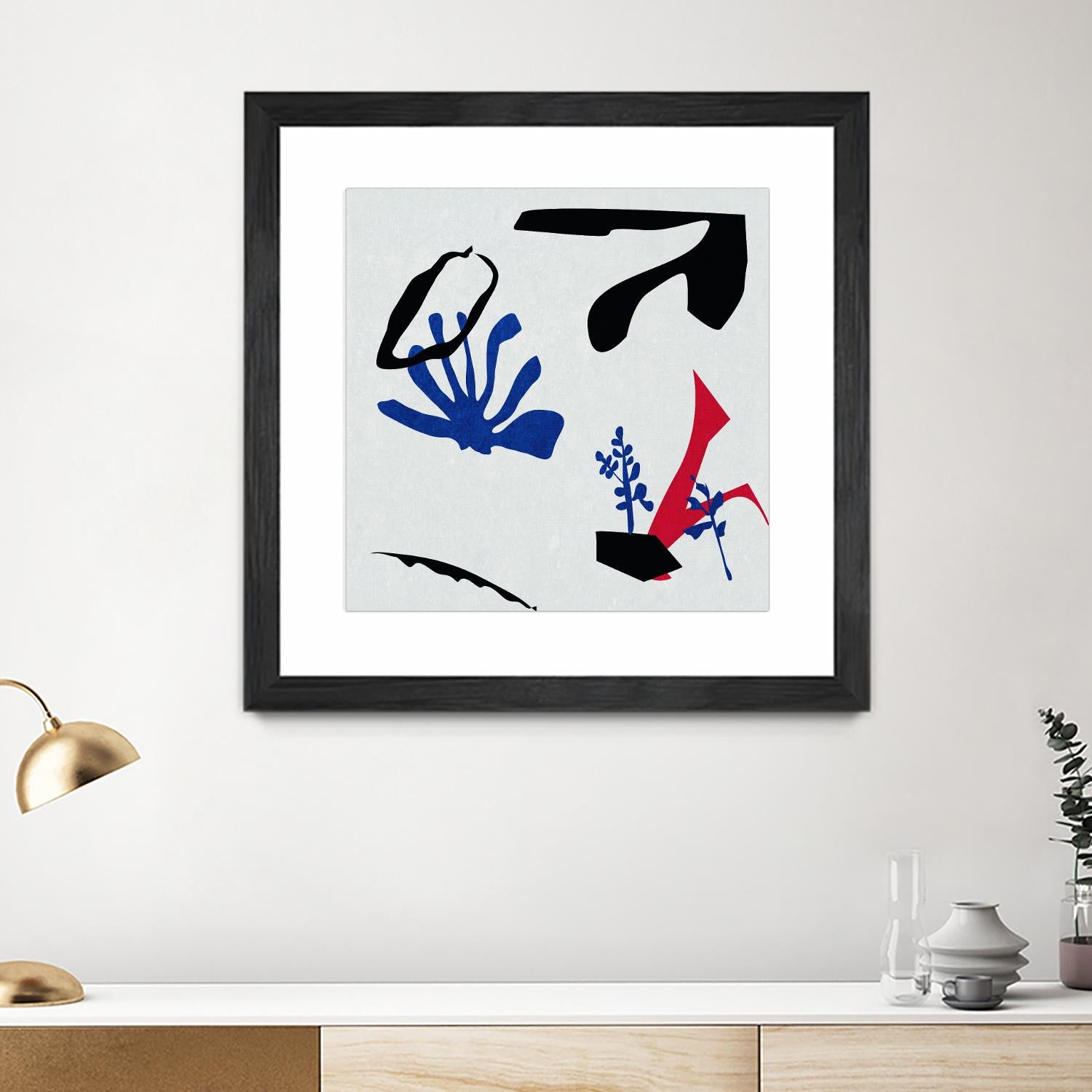 Poker II by Melissa Wang on GIANT ART - red abstract abstract 