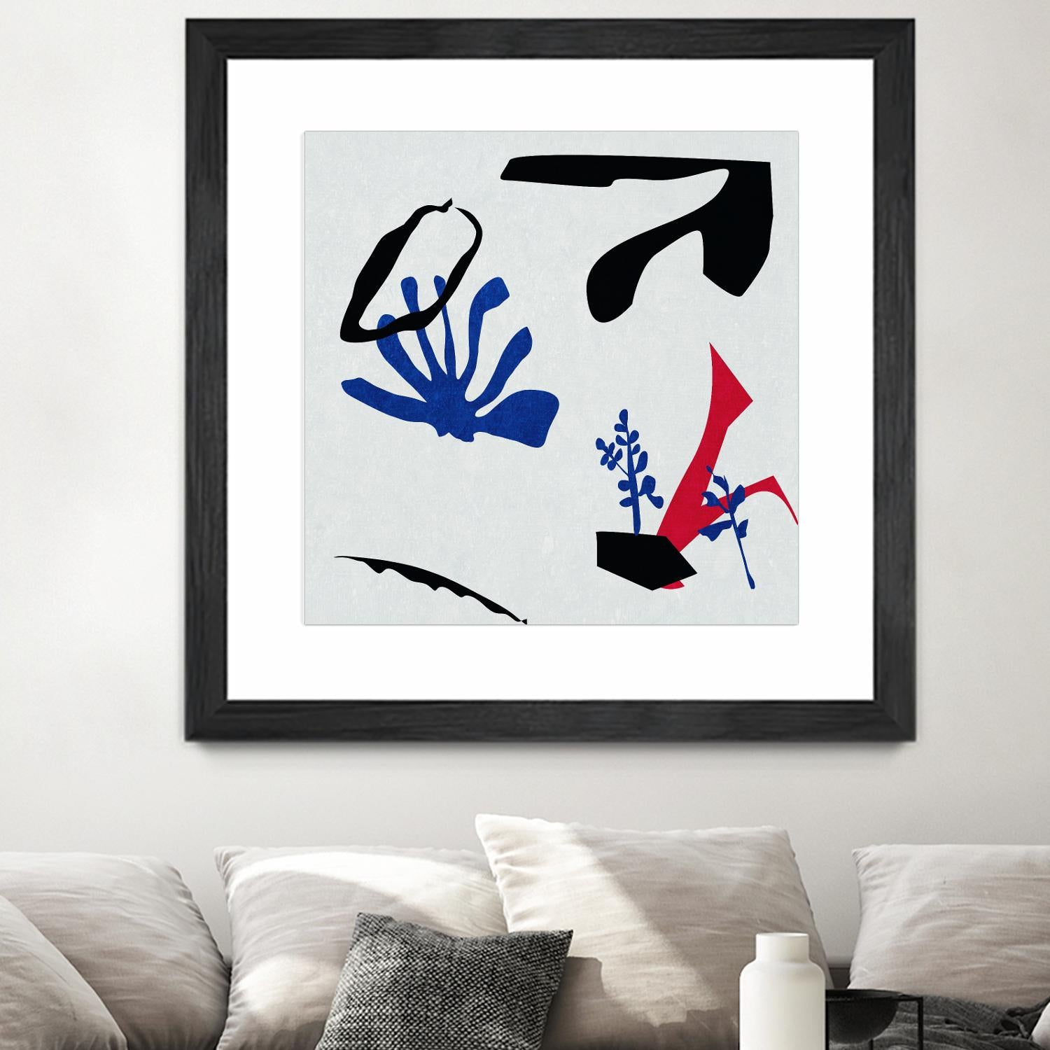Poker II by Melissa Wang on GIANT ART - red abstract abstract 