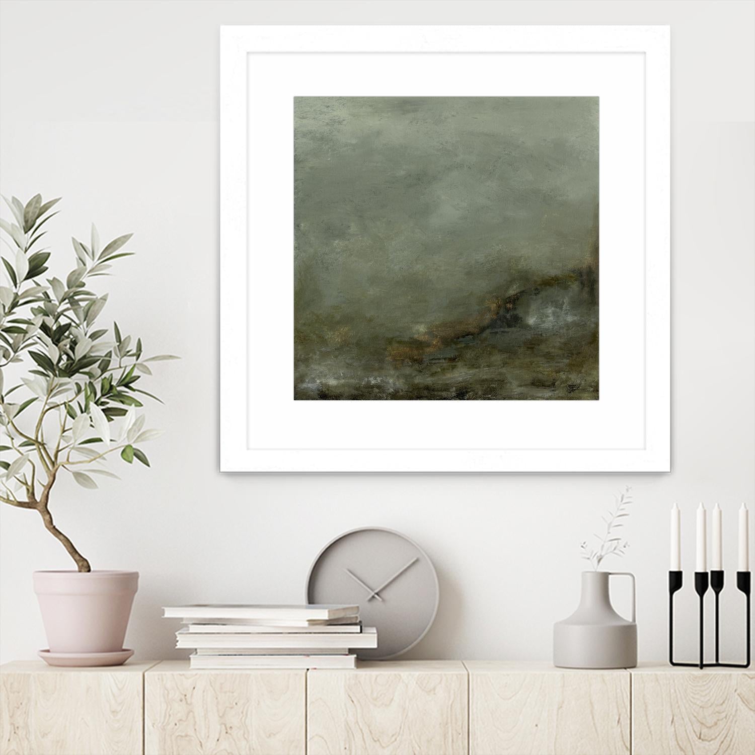 Realm II by Sharon Gordon on GIANT ART - green abstract abstract