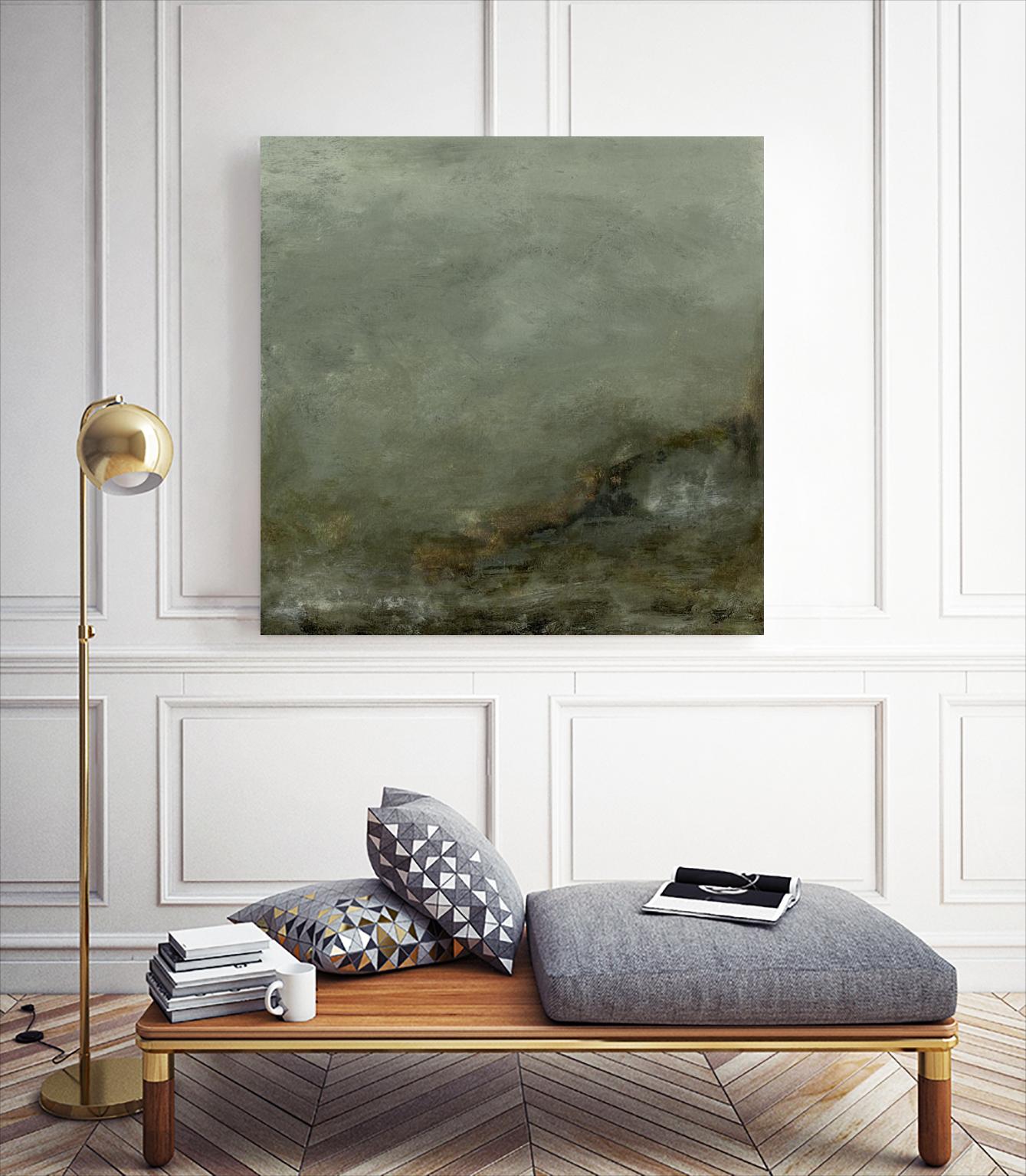 Realm II by Sharon Gordon on GIANT ART - green abstract abstract